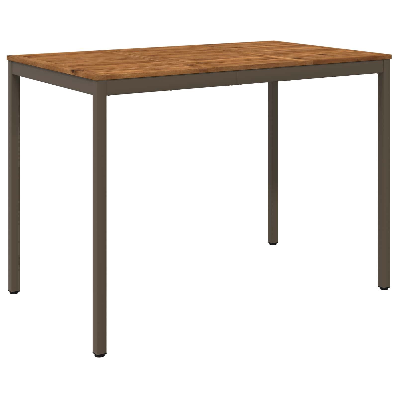 vidaXL Gartentisch Gartenbar-Tisch Natur und Kaffee 147 x 88,5 x 105 cm (1-St)