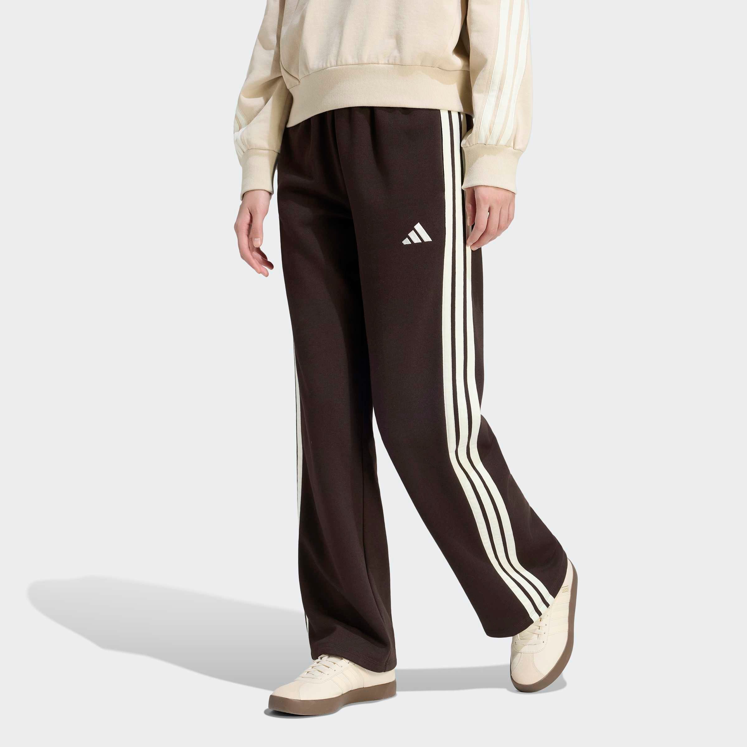 adidas Sportswear Sporthose ESSENTIALS 3-STREIFEN OPEN-HEM FRENCH TERRY