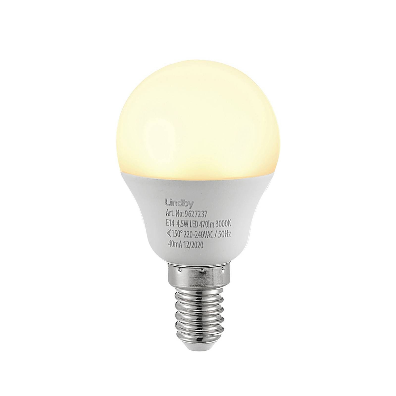 Lindby LED-Leuchtmittel E14 4,5W LED, E14, warmweiß