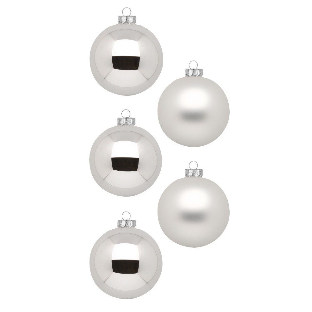 MAGIC by Inge Christbaumschmuck, Weihnachtskugeln Glas 3cm Frosty