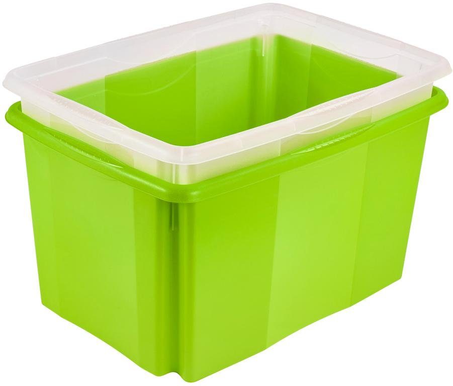 keeeper Aufbewahrungsbox emil (Set, 2 St), 45 L, mit Deckel, hochwertiger Kunststoff