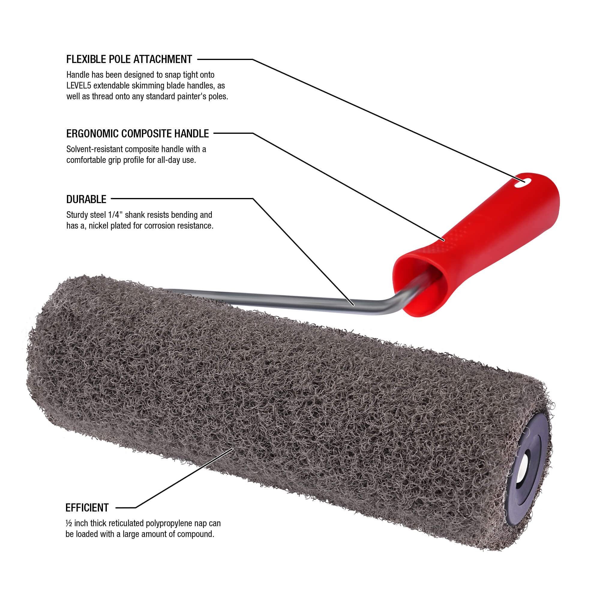 ConToo Farbroller Rollspachtel 30cm zum Verfugen und Fertigstellung CT01 – Bild 3 von 4