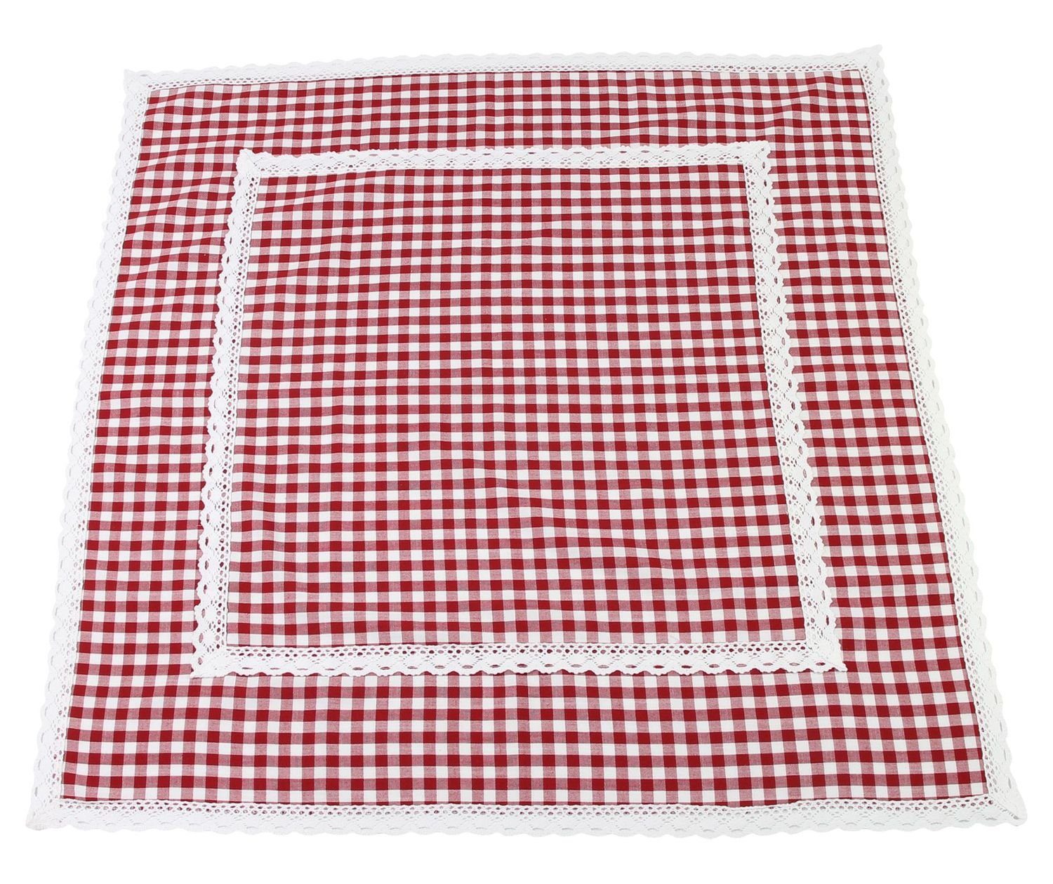 HomeLiving Tischdecke "Traditionelles Rot" | Tischdecken