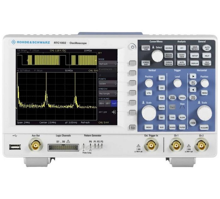 Rohde Sensor Rohde & Schwarz R&S® RTC-BNDL Digital-Oszilloskop 50 MHz 1.25 GSa/s 1 Mpts 8 Bit 1 St. (R&S® RTC-BNDL)