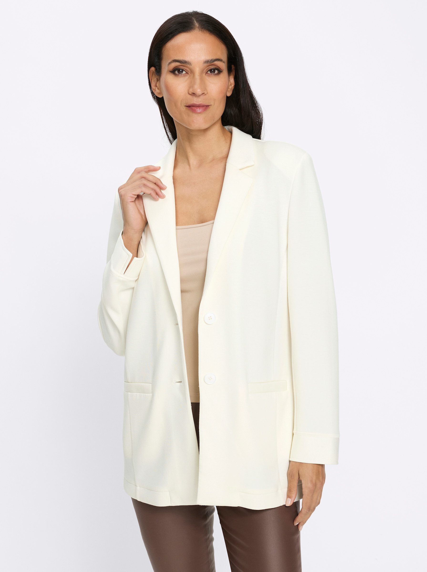 heine Jerseyblazer Jersey-Blazer Langarm