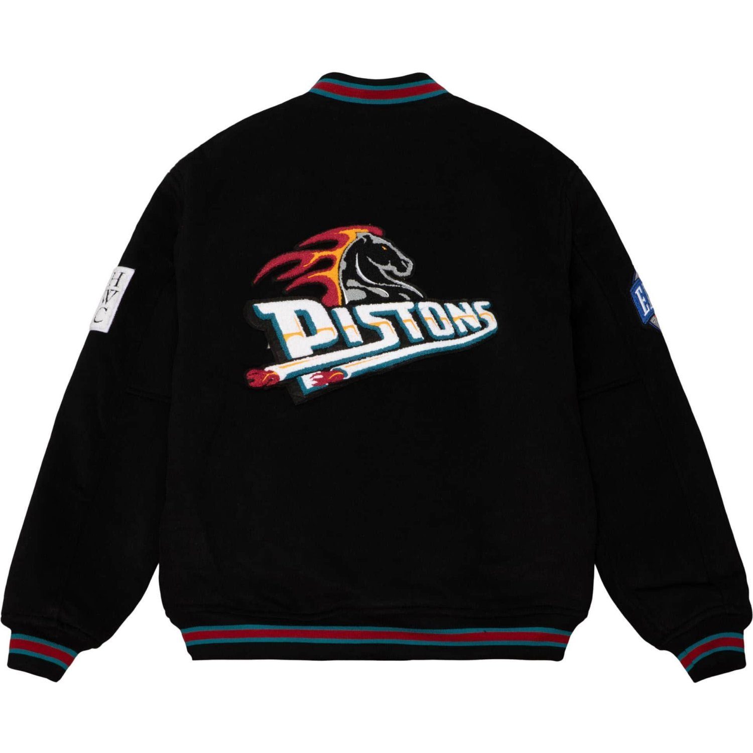 Varsity Mitchell & Wool Heavyweight Pistons Collegejacke Detroit Ness
