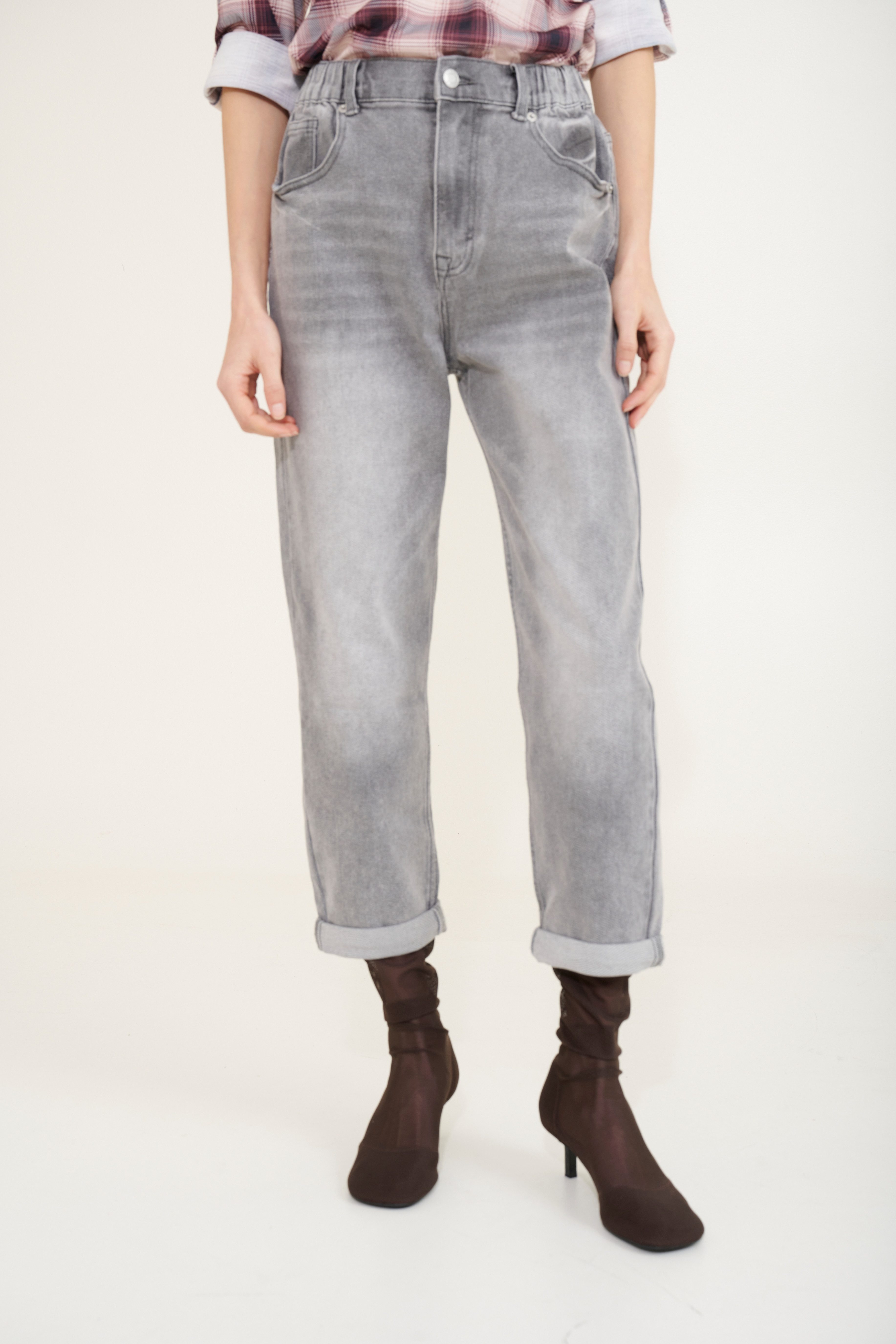 HaILY’S High-waist-Jeans LG HW C JN Mirell mit Gummizug am Bund günstig online kaufen