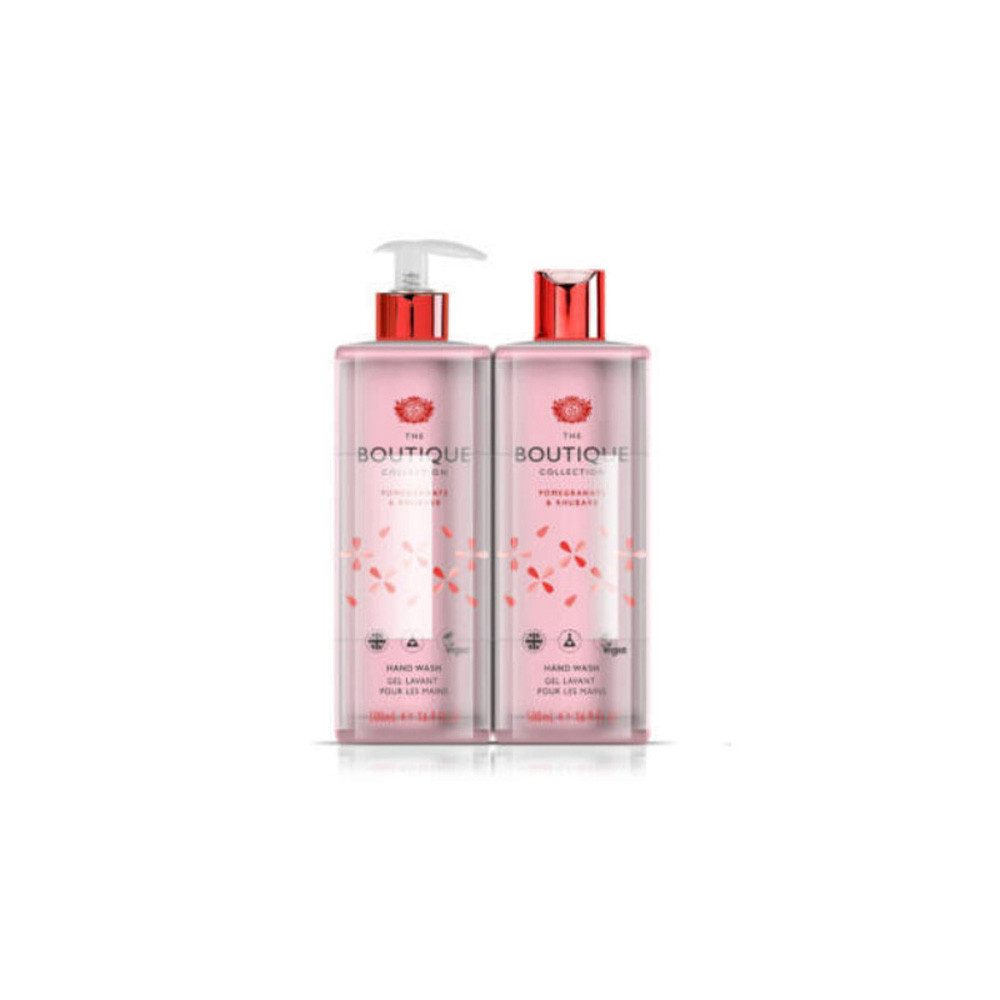 Grace Cole Flüssigseife Boutique Granatapfel & Rhabarber Hand Wash Pack - 2x500ml