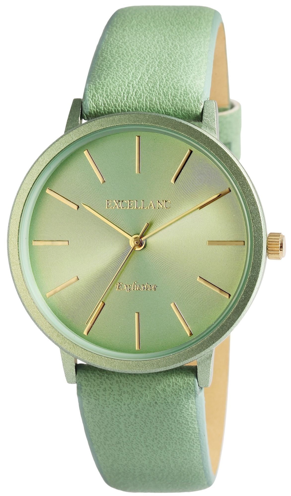 Excellanc Quarzuhr 1900260 Excellanc Damenarmbanduhr, Lederimitationsarmban günstig online kaufen