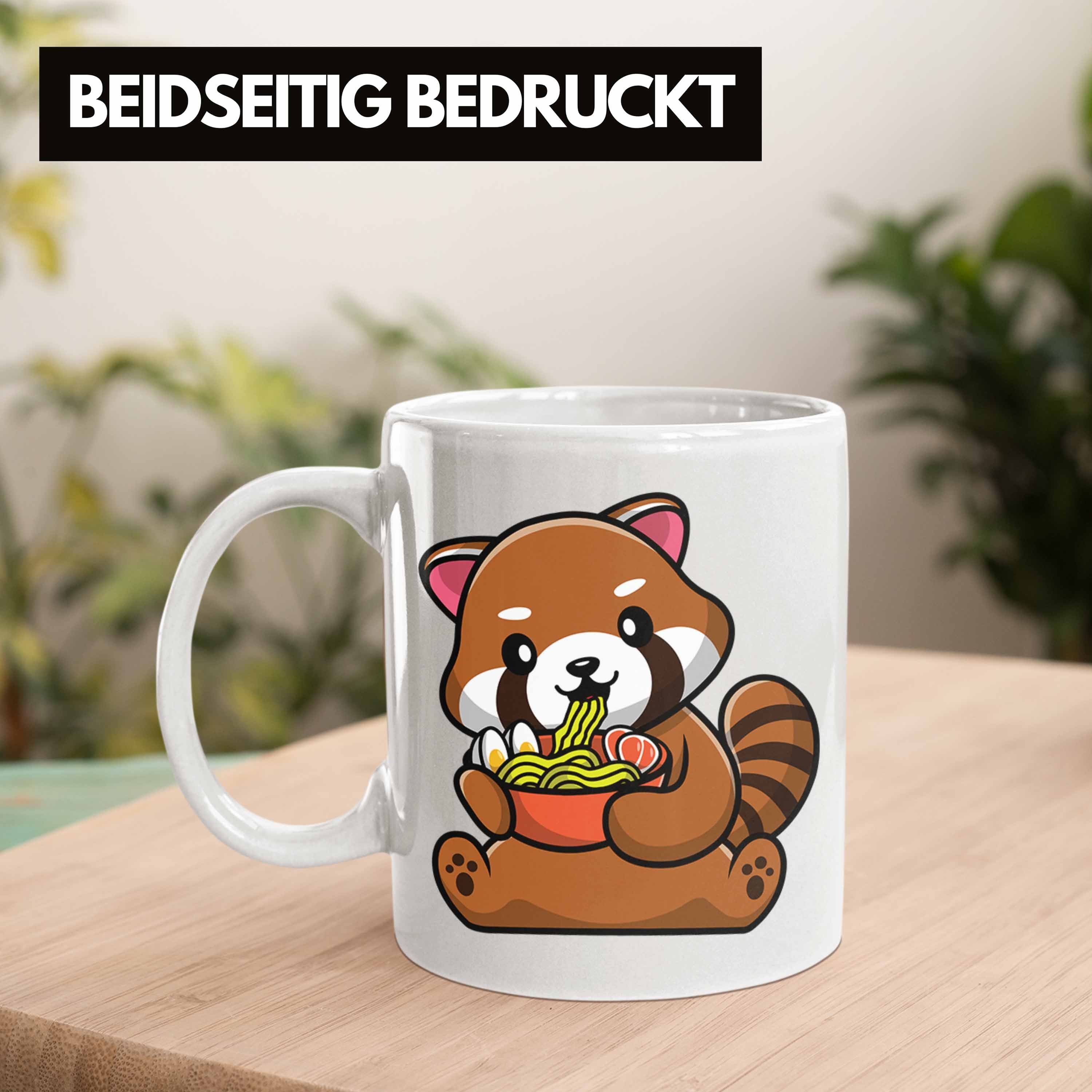 Jungs Ramen Mädchen Grafik Kinder Musik Tasse Geschenkidee Roter Lustige Nudeln Panda Weiss für Tasse - Trendation Trendation