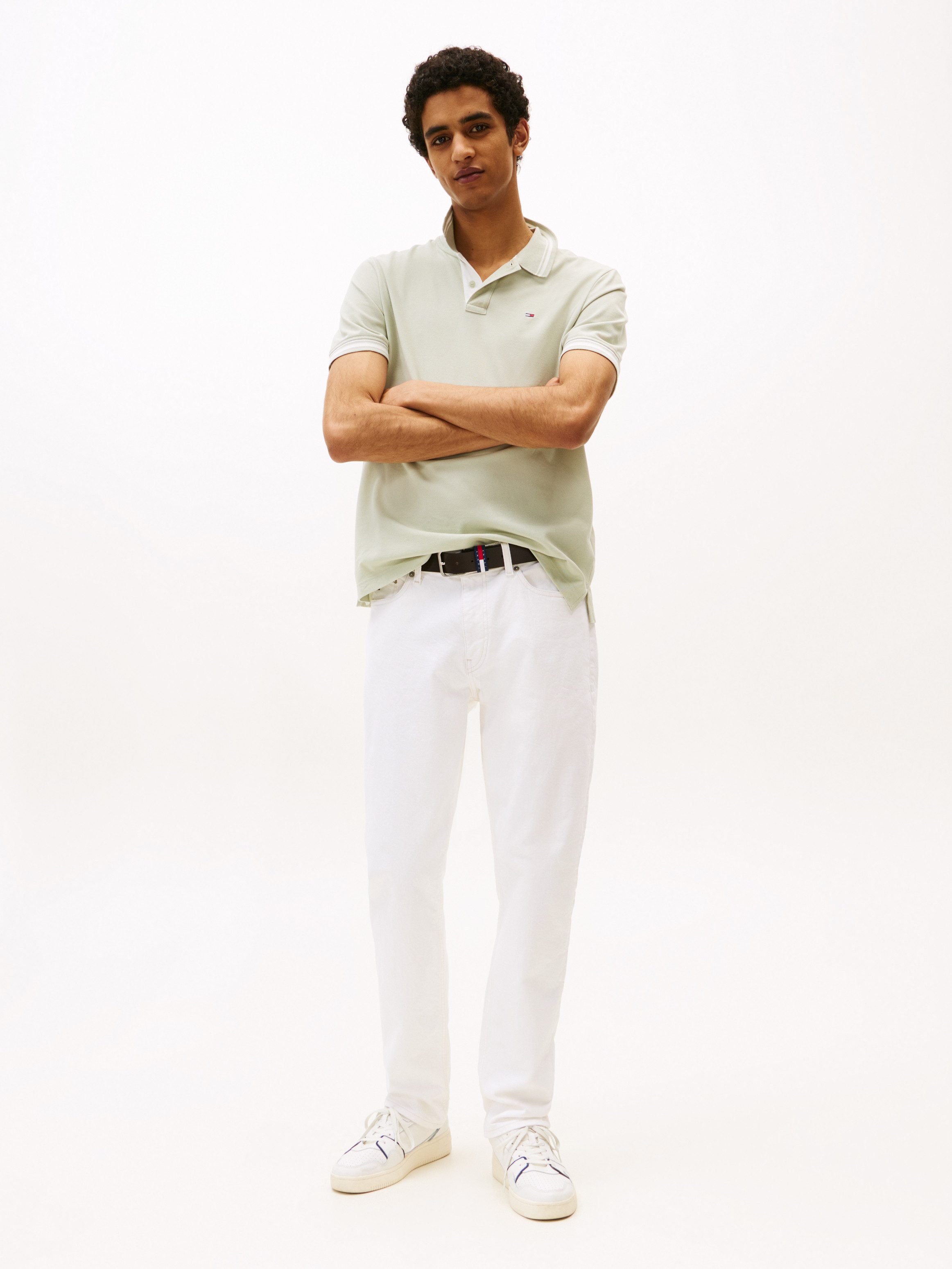 Tommy Jeans Slim-fit-Jeans Ryan Regular Slim Straight Slim‑Straight‑Jeans aus hochwertigem Denim regulärer Leibhöhe
