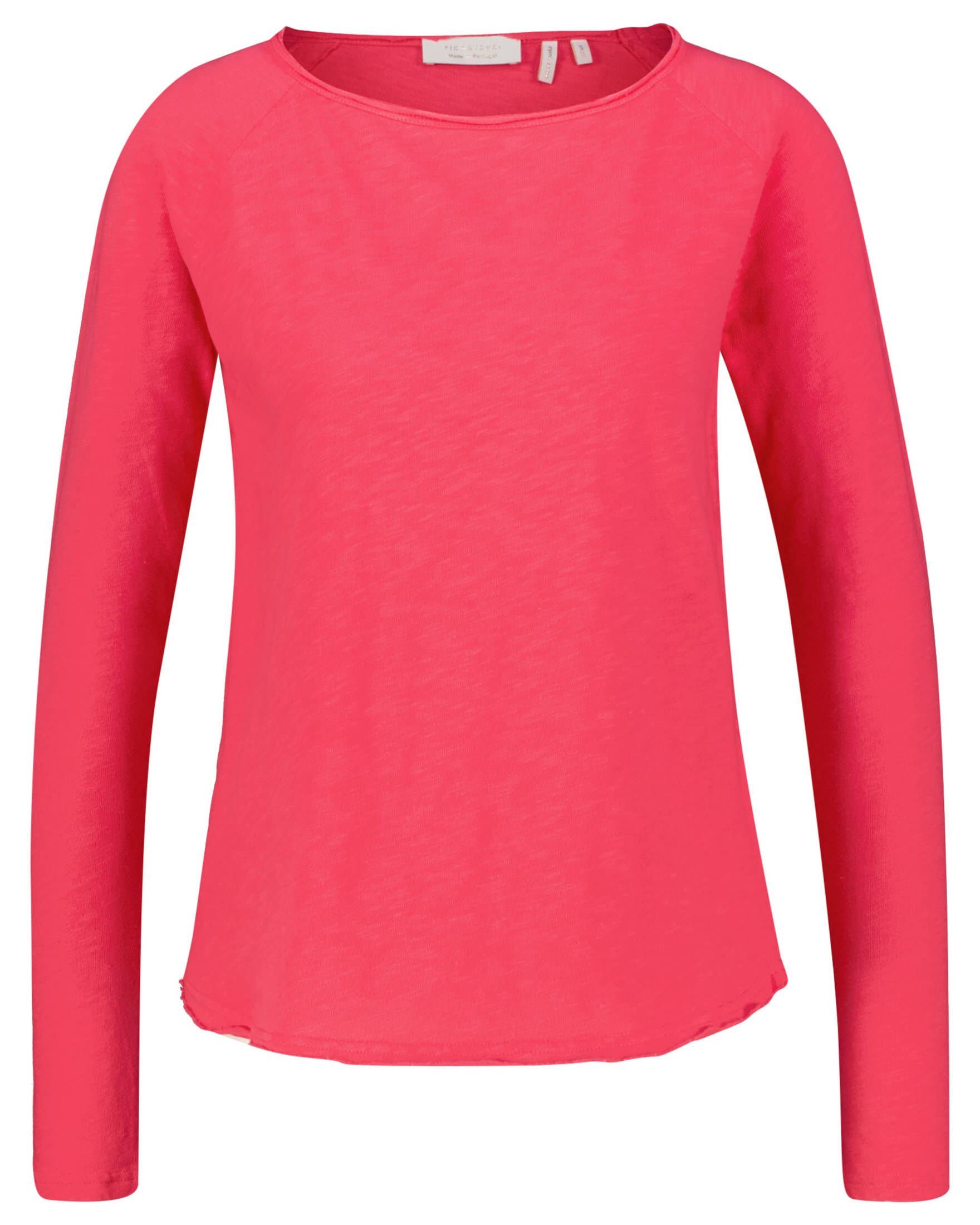 Rich & Royal T-Shirt Damen Langarmshirt (1-tlg) pink (71)