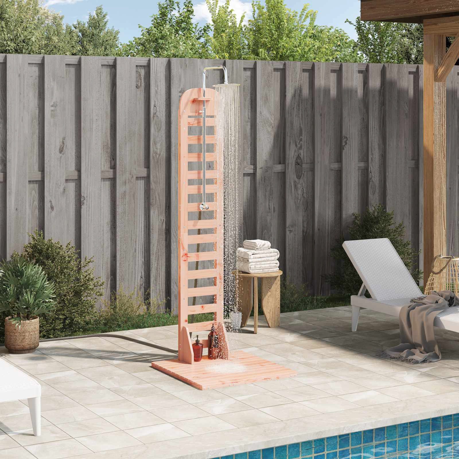vidaXL Gartendusche