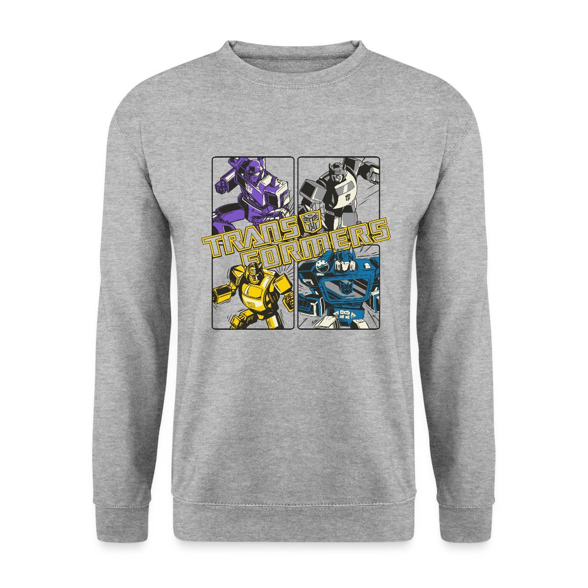 Spreadshirt Sweatshirt Transformers G1 Megatron Bumblebee Und Soundwave Unisex Pullover (1-tlg)