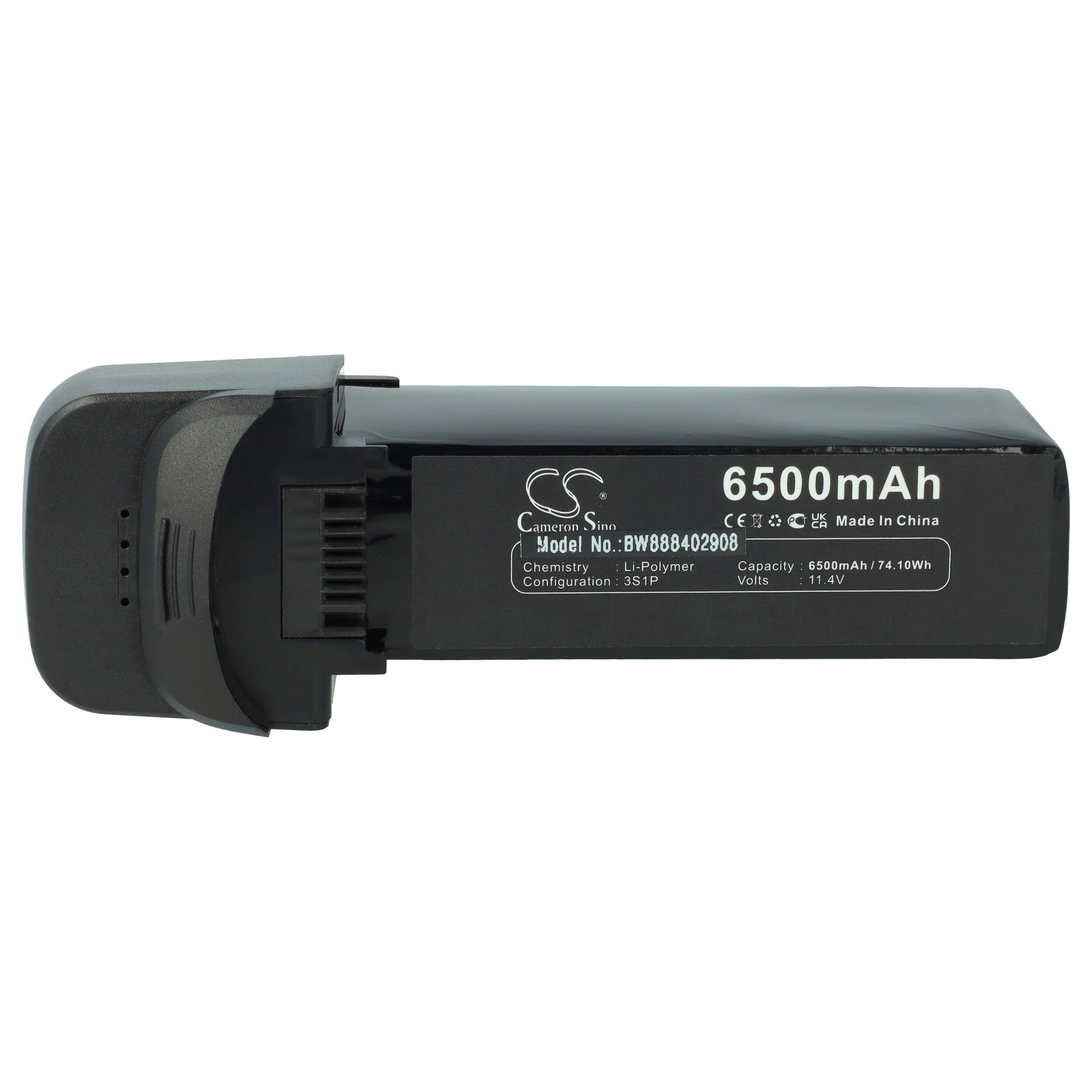 vhbw Ersatz für Hubsan 9834117, GFHB6500 für Drohnen-Akku Li-Polymer 6500 mAh (11,4 V)