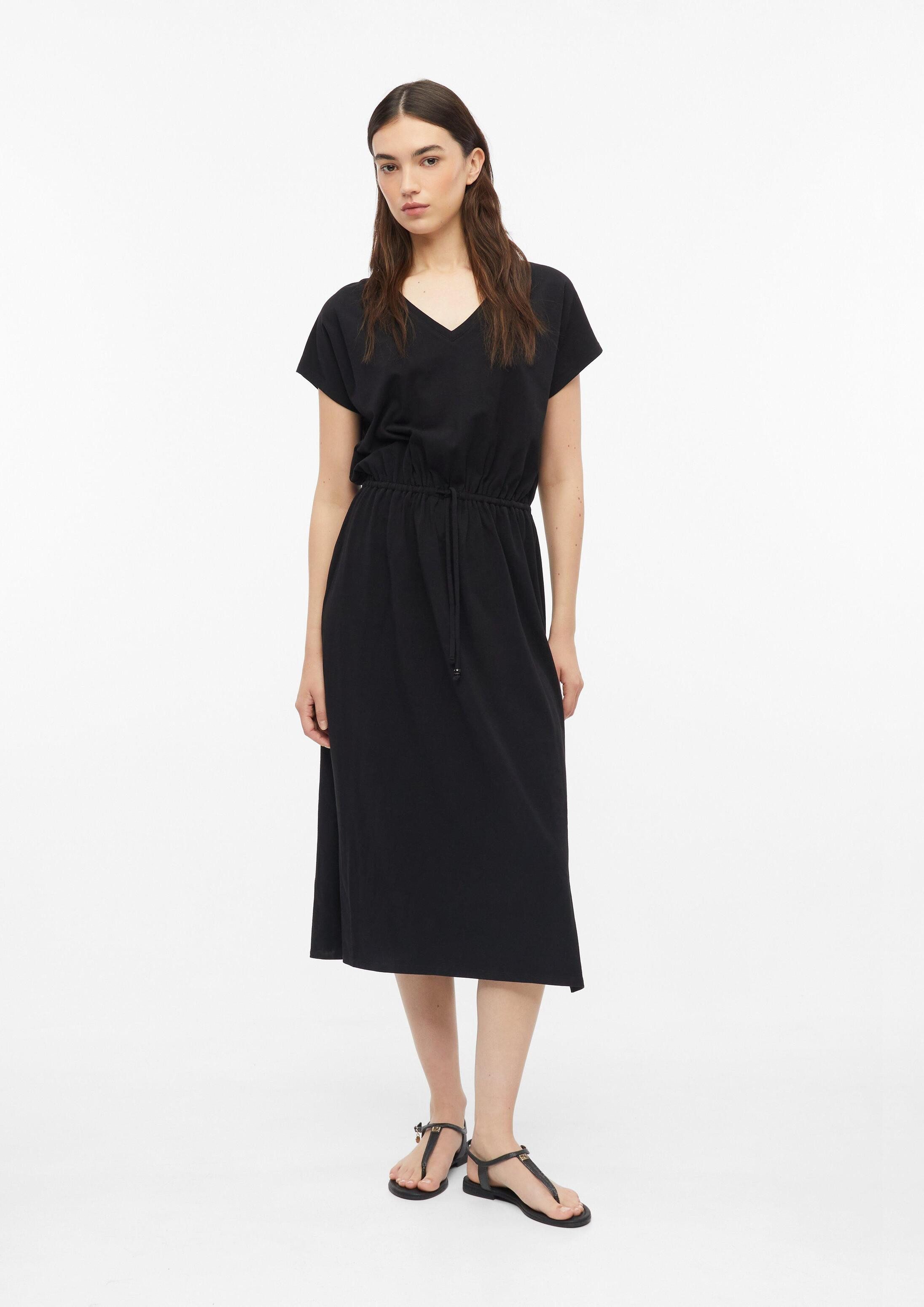 s.Oliver Midikleid Kleid Jerseykleid in Midilänge mit Tunnelzug – Bild 5 von 5