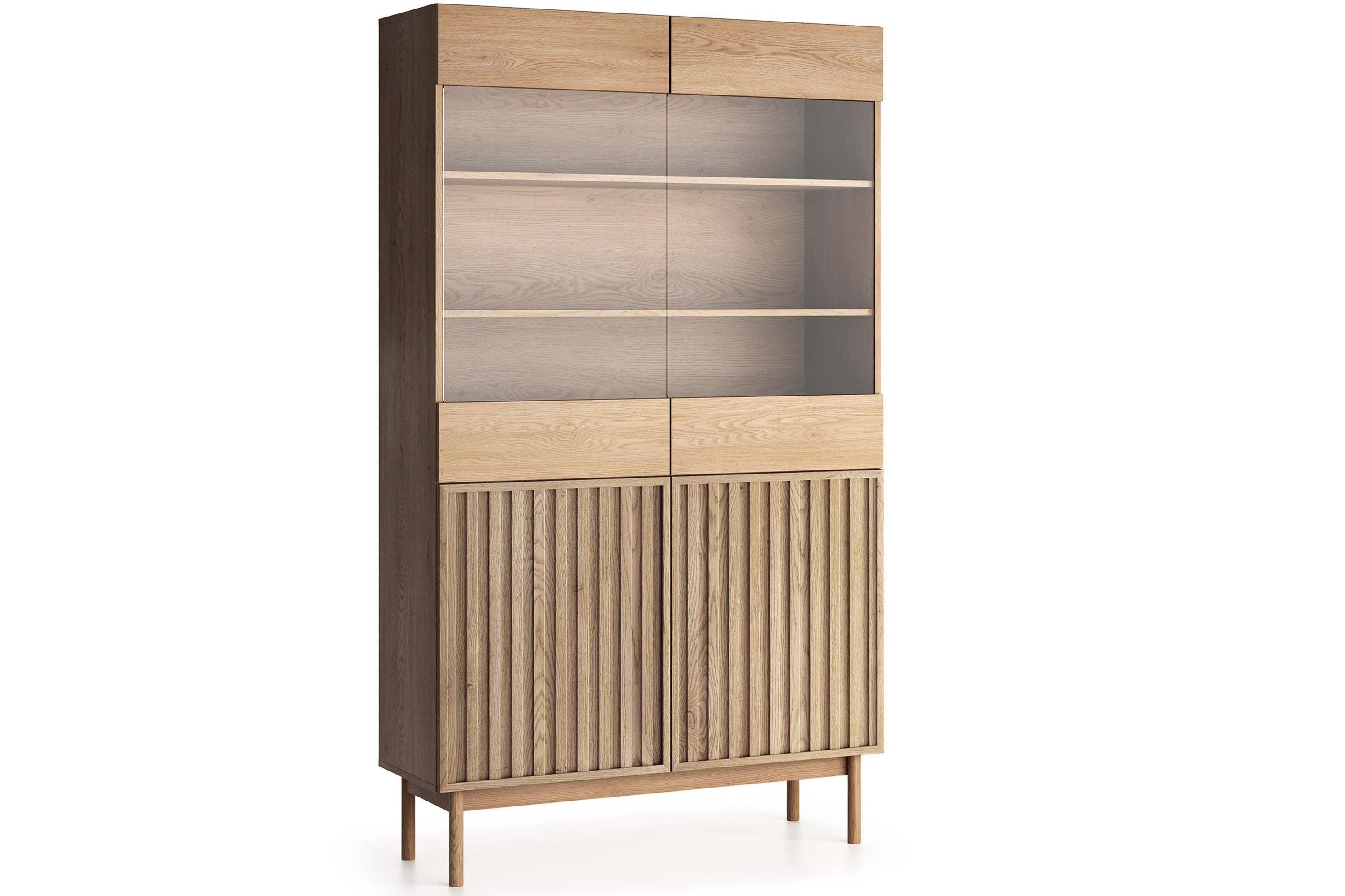 KONSIMO® Vitrine HARMA Standvitrine, hergestellt in günstig online kaufen