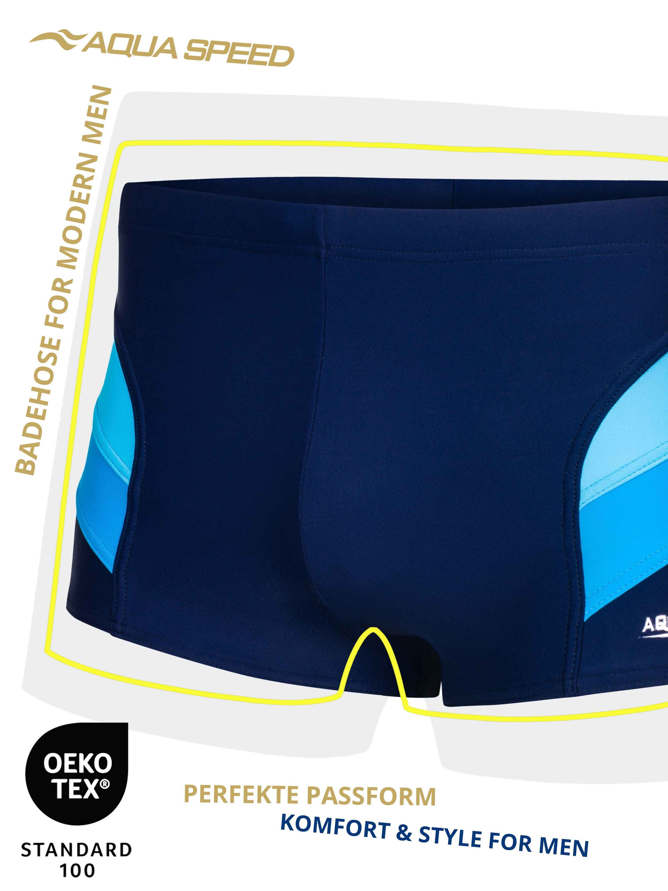 Aqua Speed Badehose Herren Badehose Schwimmhose Kordelzug günstig online kaufen