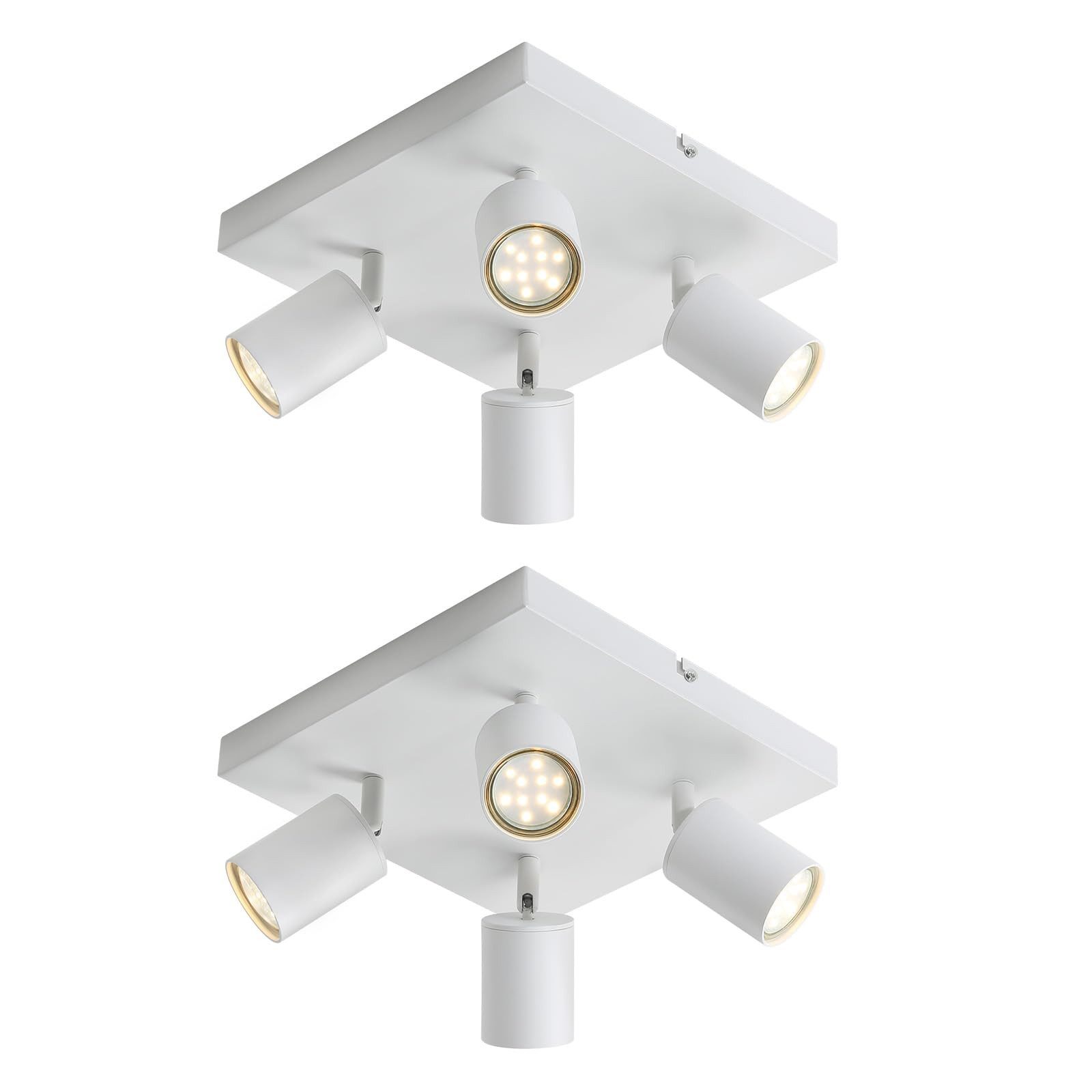 Nettlife Deckenstrahler Weiß 4/6 Flammig Deckenleuchte günstig online kaufen