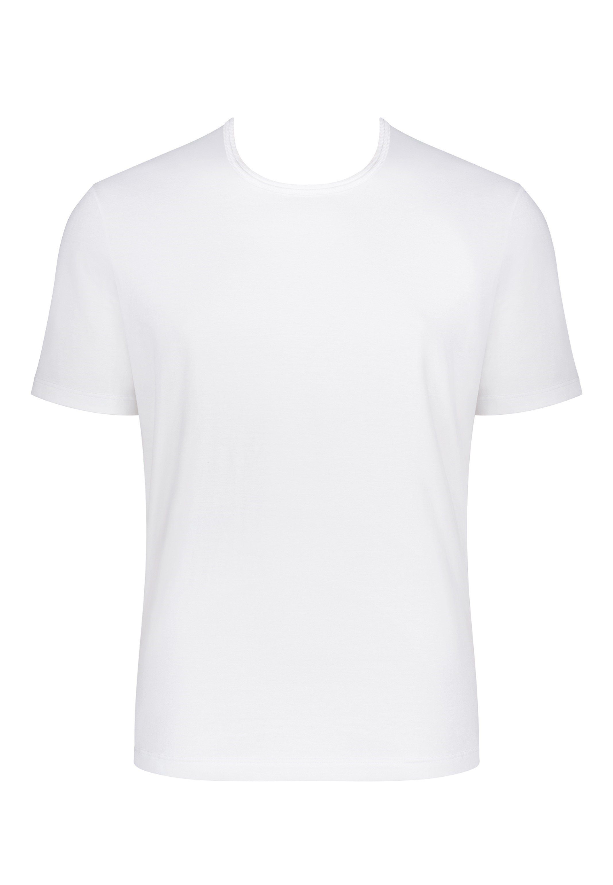 / Baumwolle der auf Cotton Kurzarm - Organic Unterhemd Go (1-St) - Haut Angenehm Shirt Unterhemd Weiß Sloggi -
