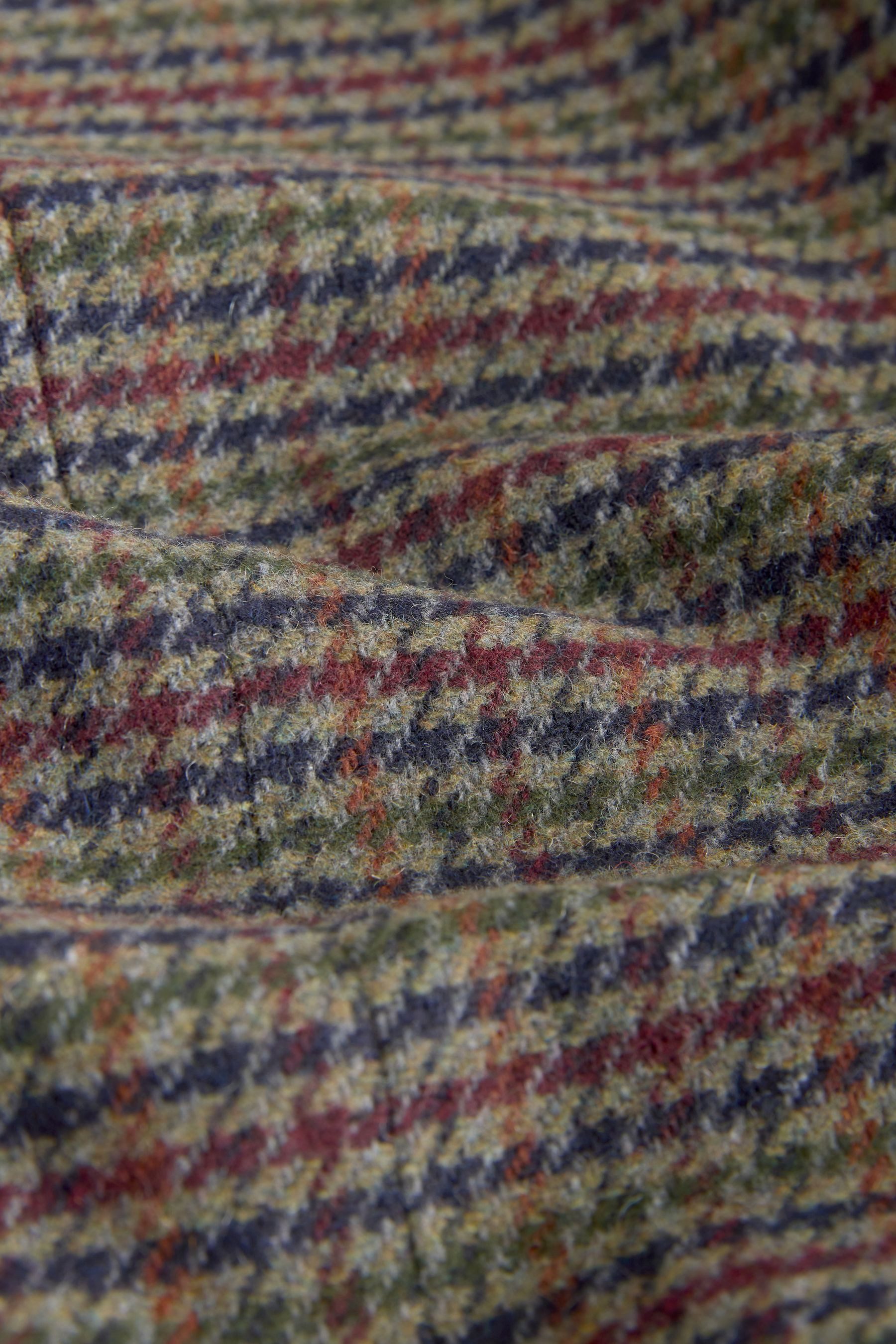 Next Jackenblazer Angerauter Blazer mit traditionellem Karomuster (1-tlg) günstig online kaufen