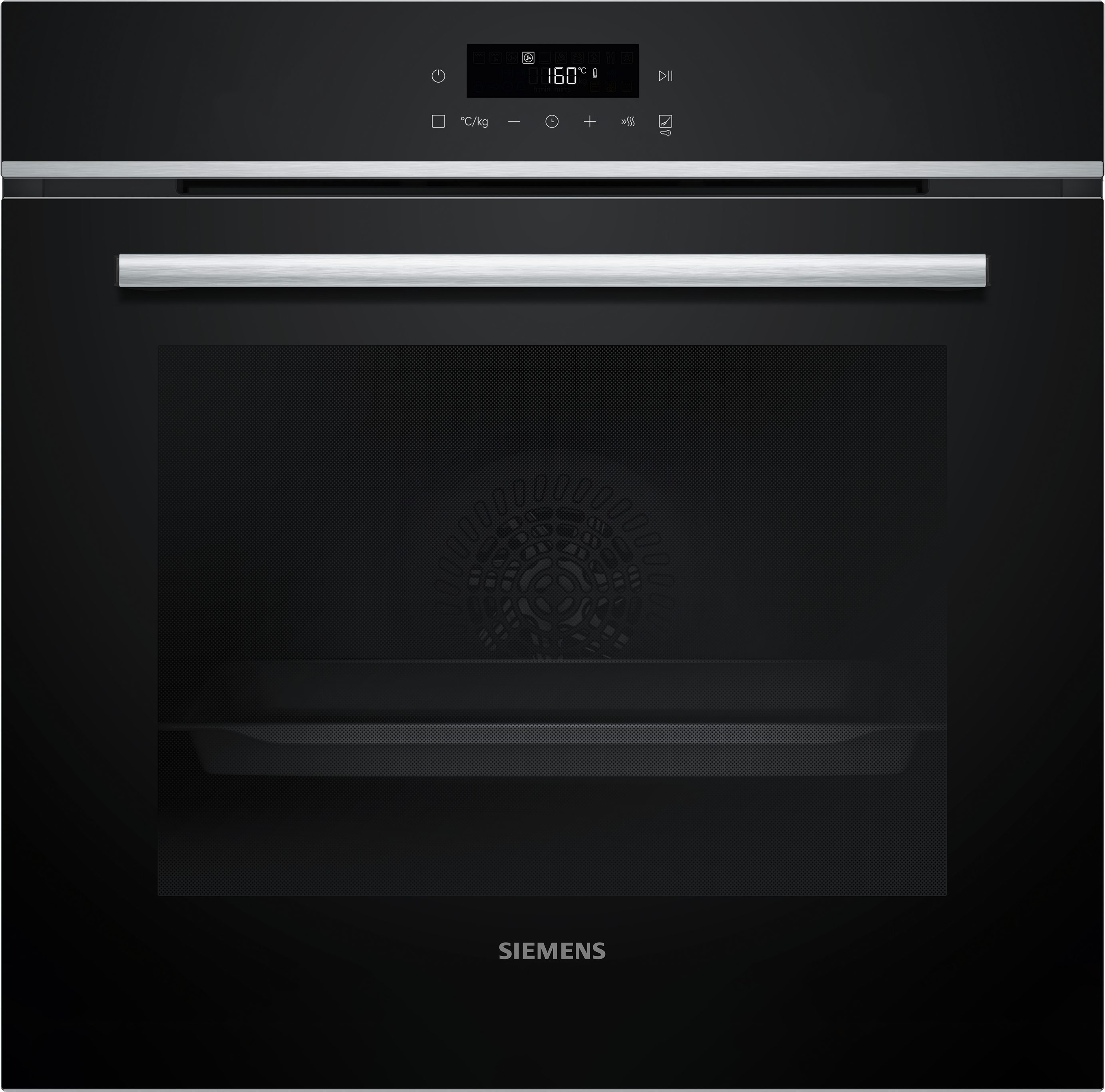 SIEMENS Pyrolyse Backofen iQ300 HB572ABS4, mit Teleskopauszug nachrüstbar, Automatische Selbstreinigung activeClean & 10 Automatikprogramme