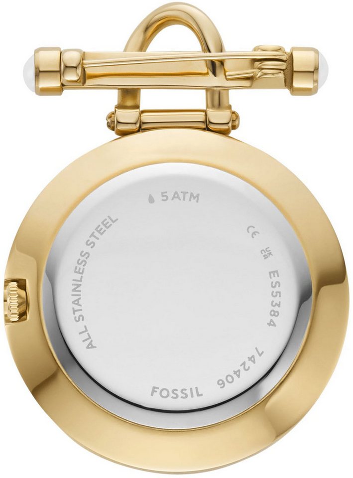 Fossil Quarzuhr SCARLETTE, Damenuhr, Bro... Fossil Quarzuhr SCARLETTE, Damenuhr, Bro...