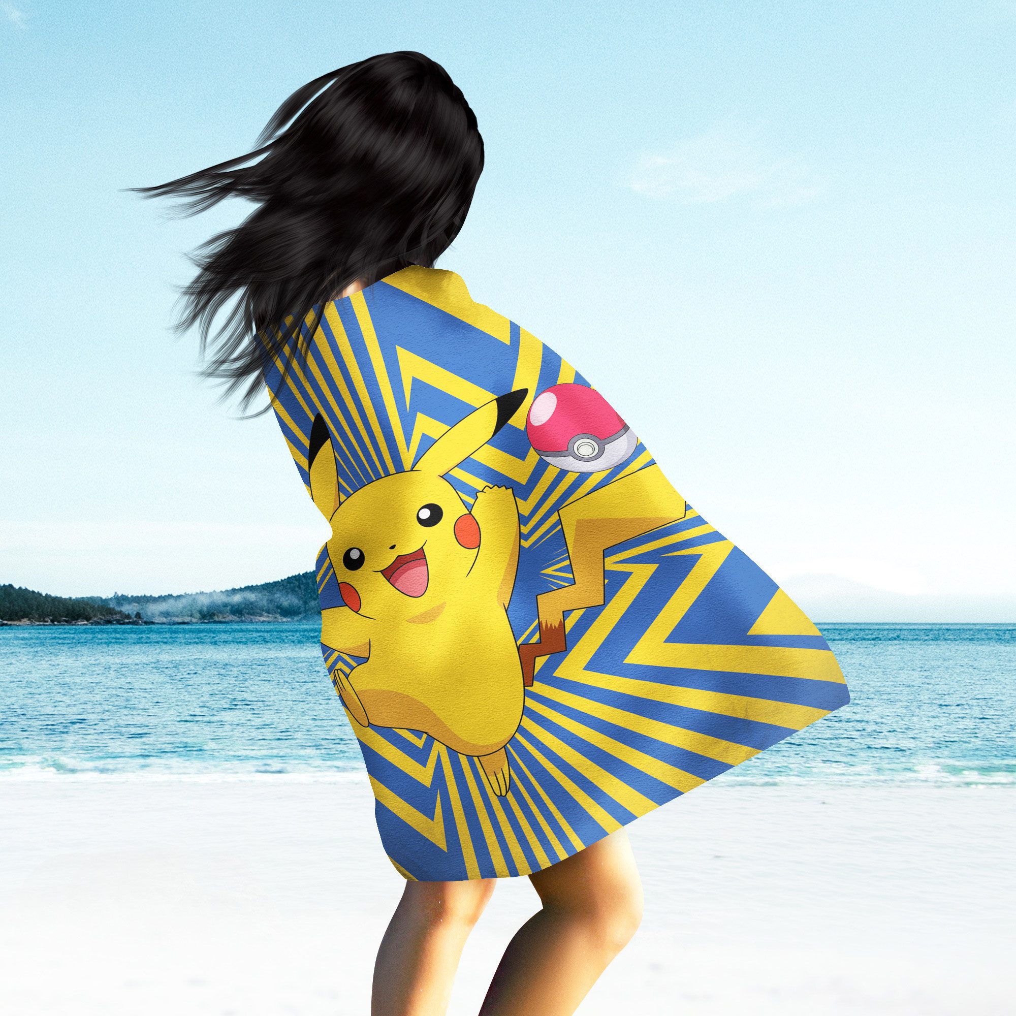 Kinderdecke Pokemon Go Pikatchu 160 x 200 cm weich und kuschelig Coral Flee günstig online kaufen