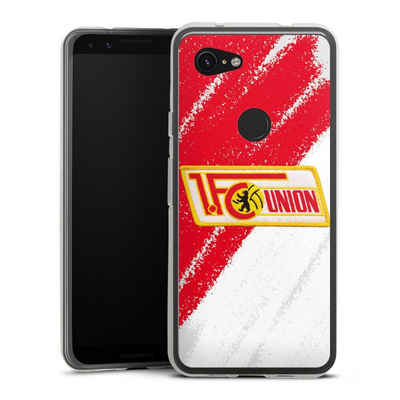 DeinDesign Handyhülle Offizielles Lizenzprodukt 1. FC Union Berlin Logo, Google Pixel 3a Silikon Hülle Bumper Case Handy Schutzhülle