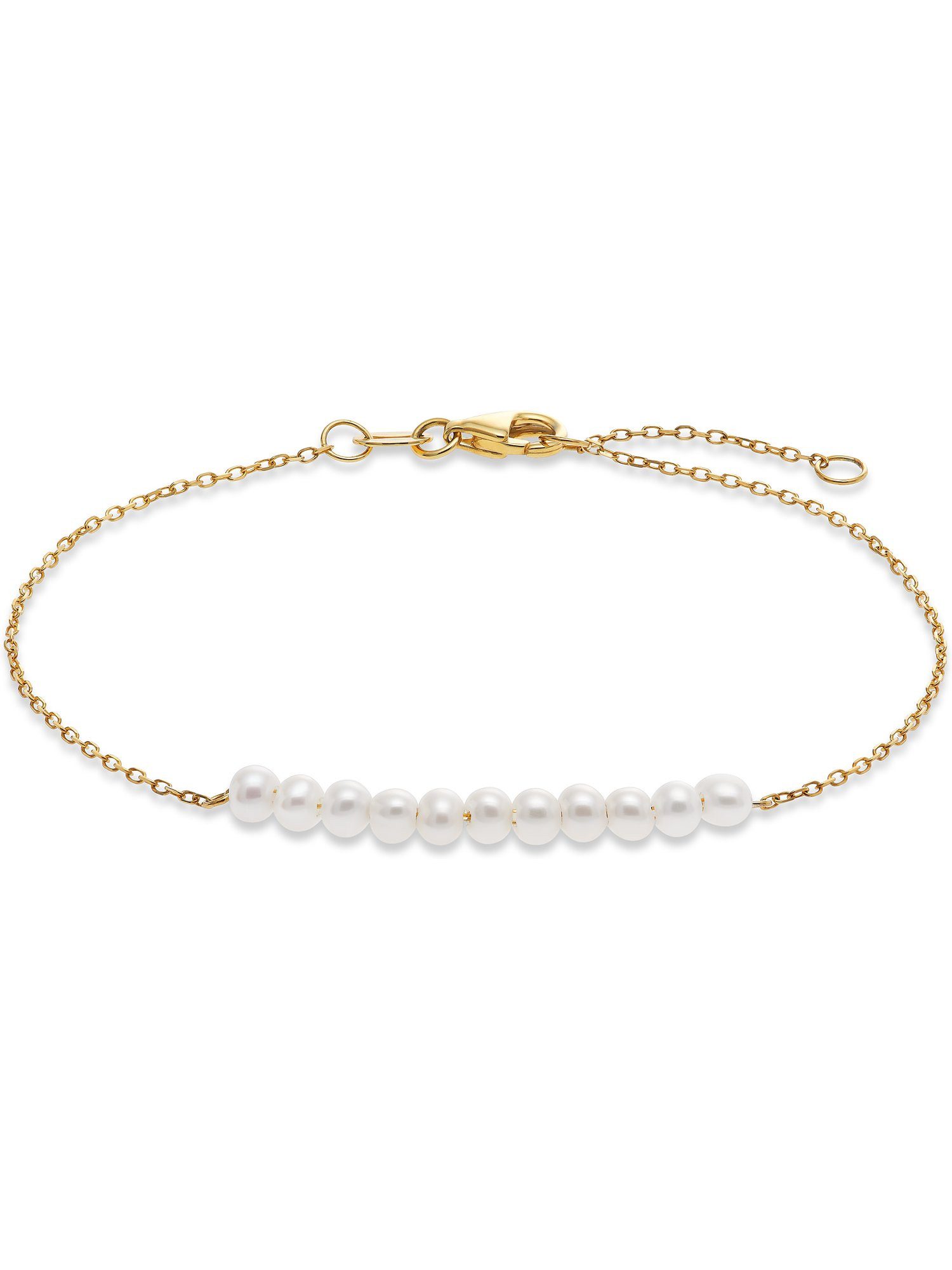 CHRIST Armband CHRIST Damen-Armband 585er Gelbgold Süßwasserperle
