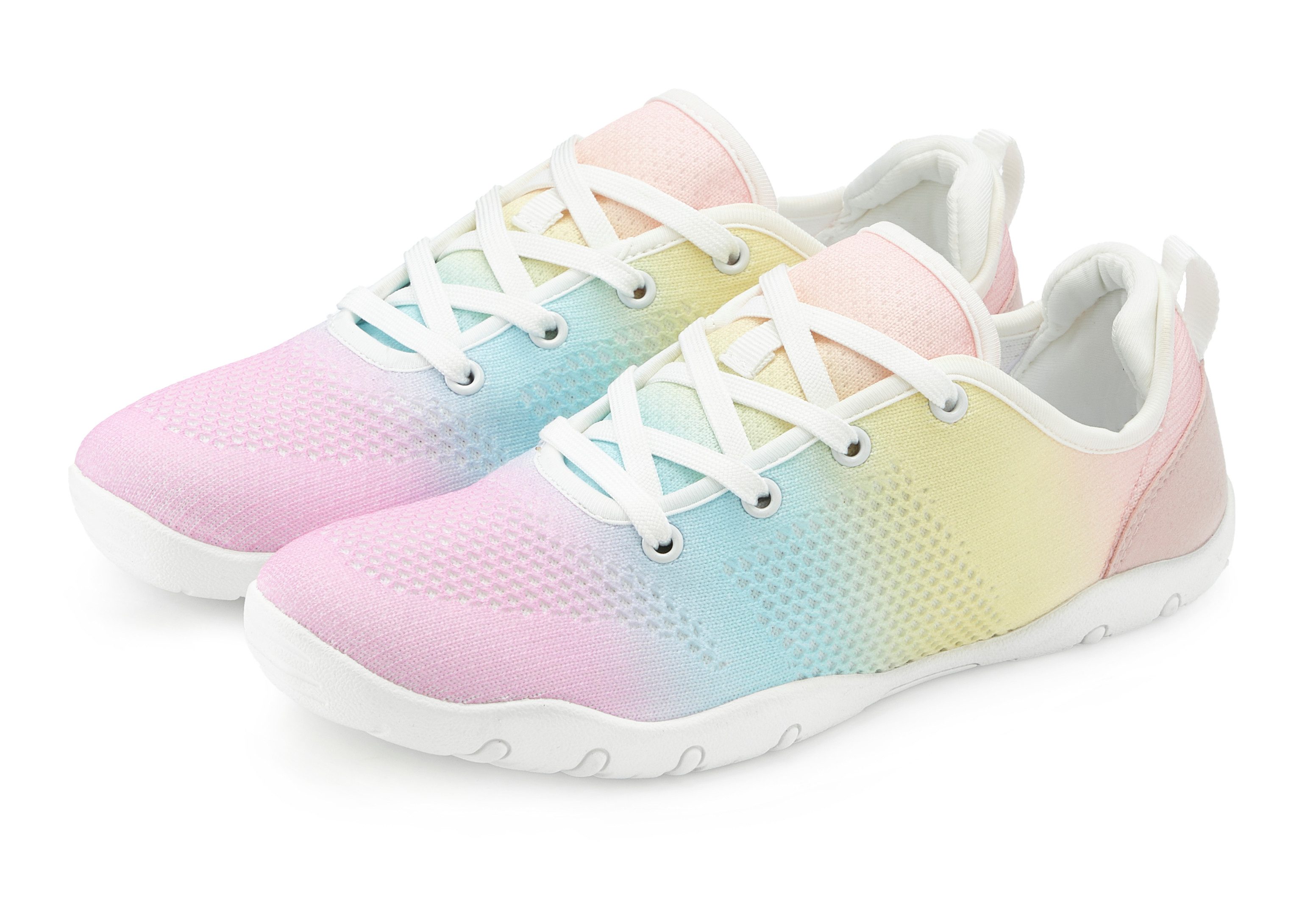 Vivance by Lascana Schnürhalbschuh, Sneaker mit leichter Sohle und modischem Farbverlauf VEGAN