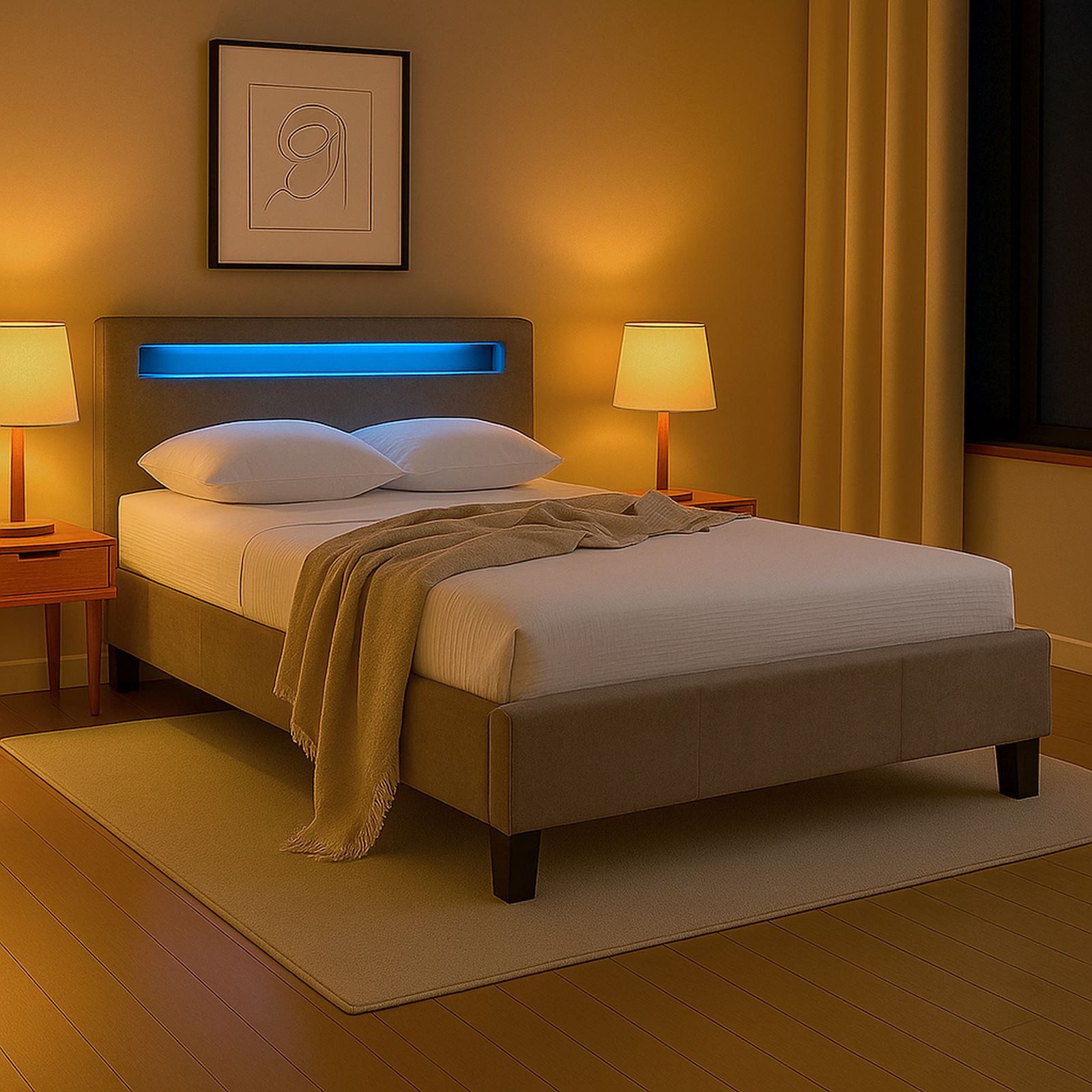 IDIMEX Polsterbett LASHIO, Bett 120x200 cm günstig online kaufen
