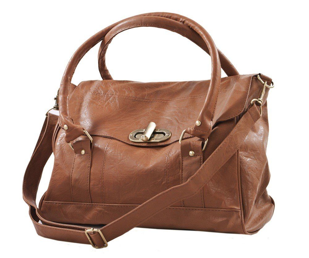 Sarcia.eu Umhängetasche Karamellfarbige Ledertasche Einheitsgröße günstig online kaufen