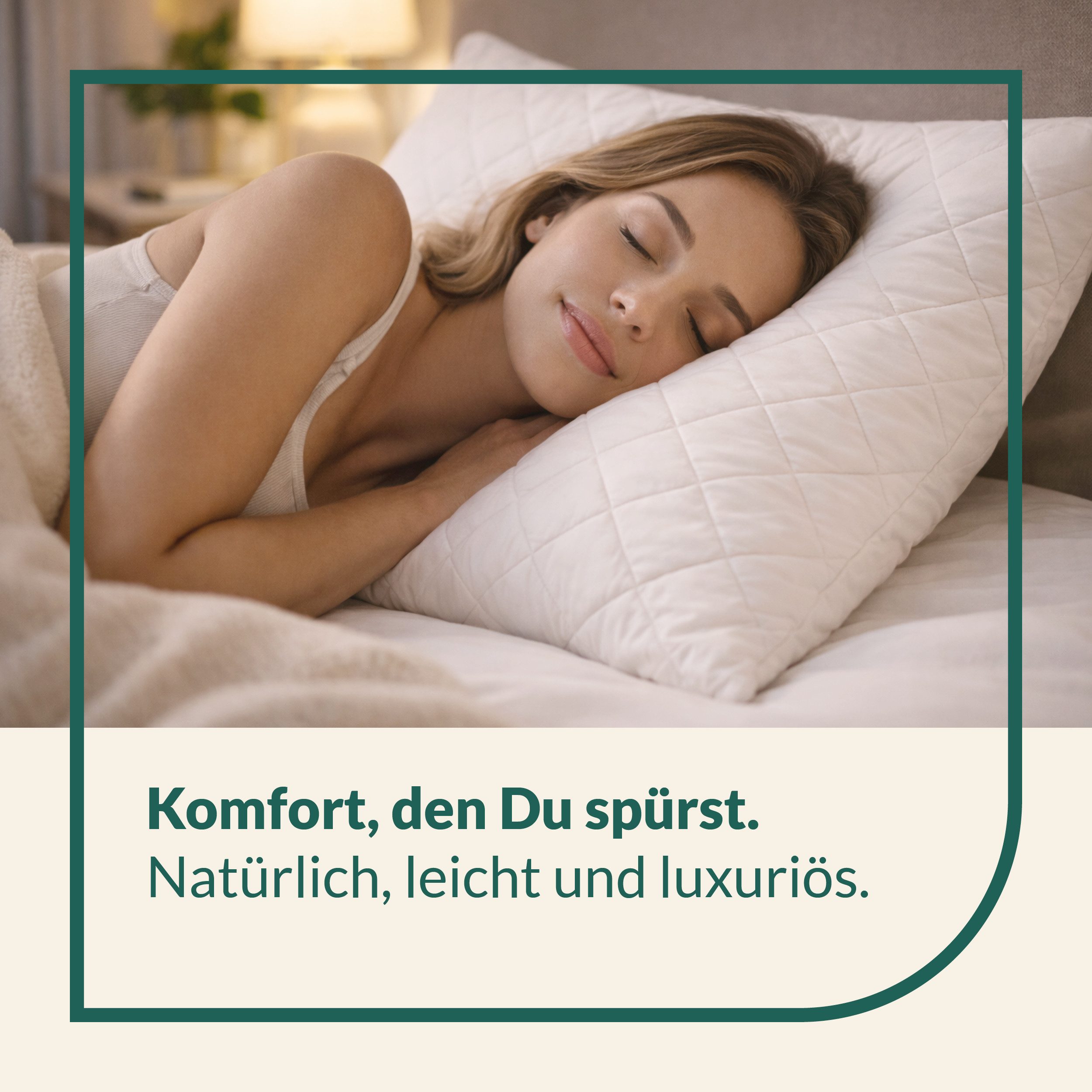 fan Naturhaarkissen Baby Alpaka, Füllung: Wolle, Bezug: Bio-Baumwollbezug, Alpaka-Steppfüllung "Vlies der Götter"