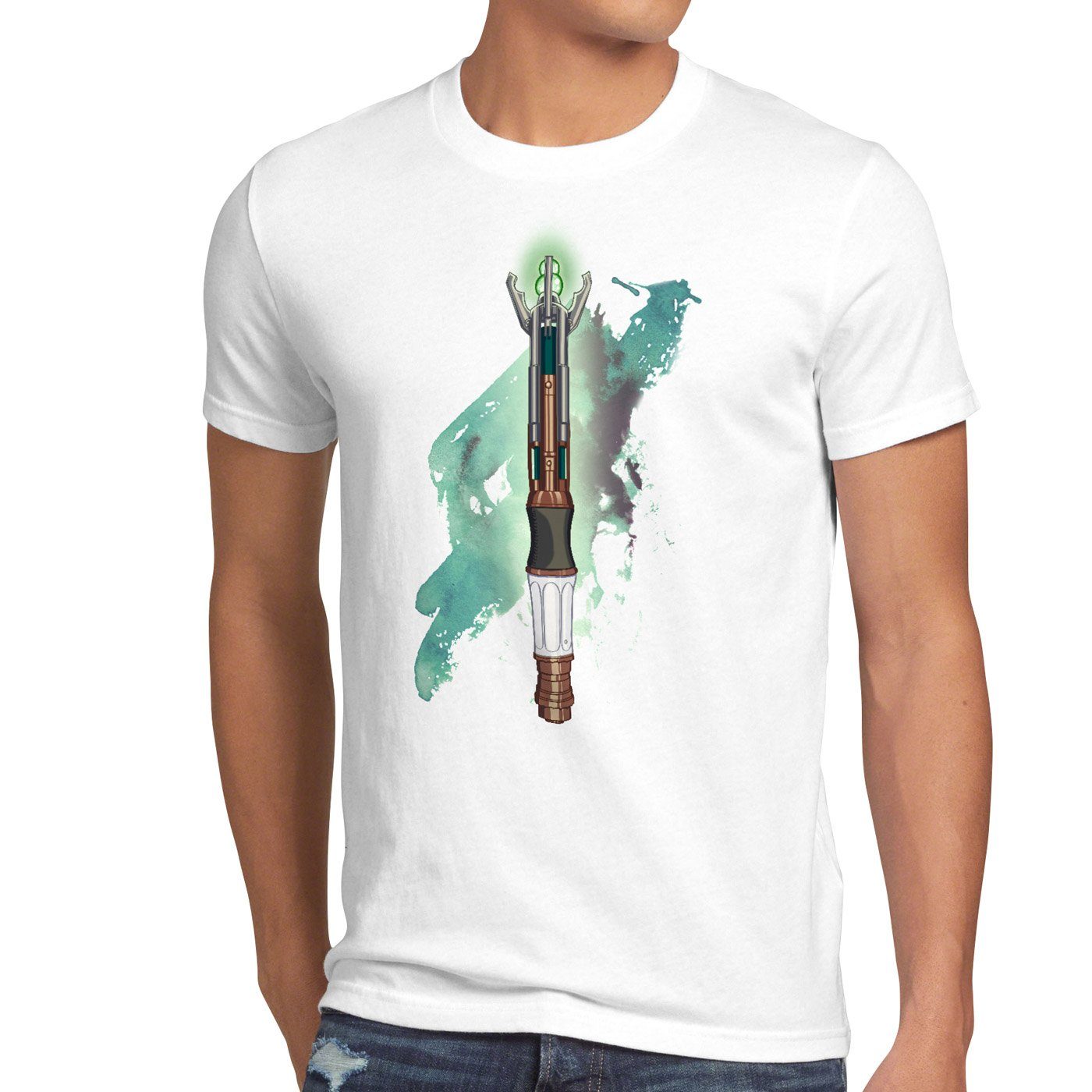 style3 T-Shirt Schallschraubenzieher notrufzelle doktor doctor who timelord tardis