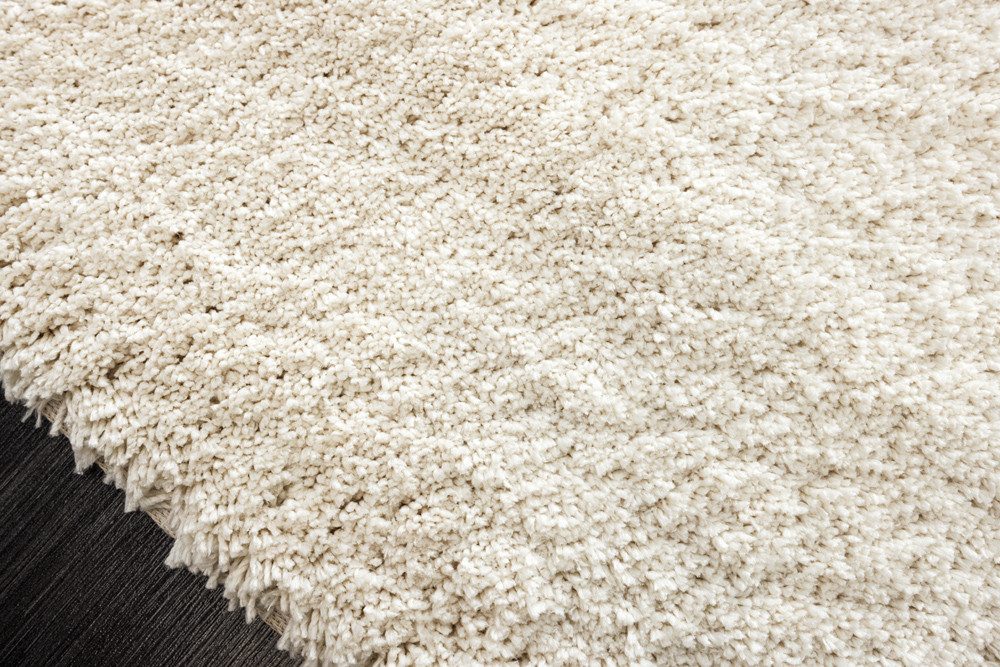 riess-ambiente Hochflor-Teppich CLOUD 9 350x240cm creme · kuscheliger Teppich im modernen Design, rechteckig, Höhe: 25 mm, XXL · Wohnzimmer · Indoor · flauschig · handmade · Schlafzimmer