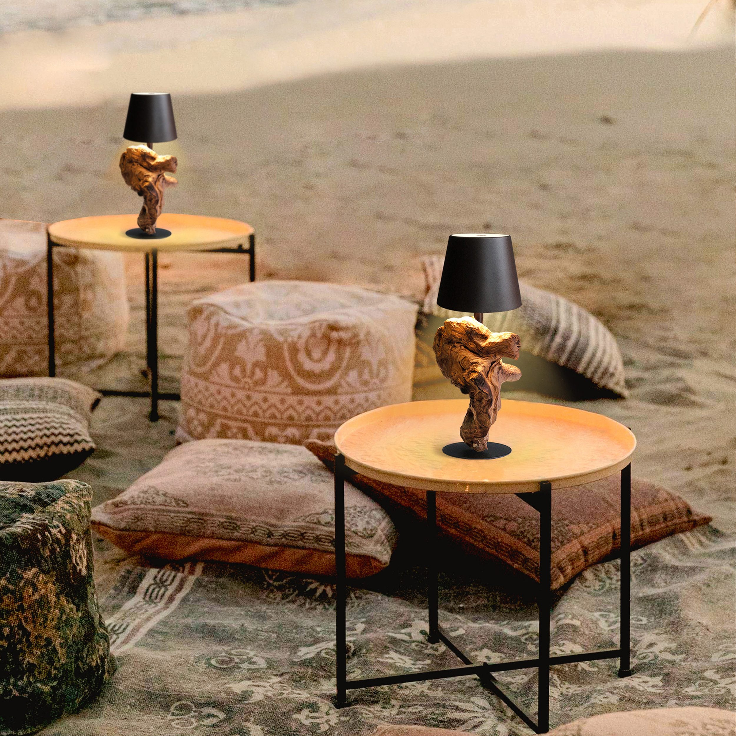 SalesFever LED Tischleuchte Akku, USB-Ladefunktion, Warmweiß, tragbar und w günstig online kaufen