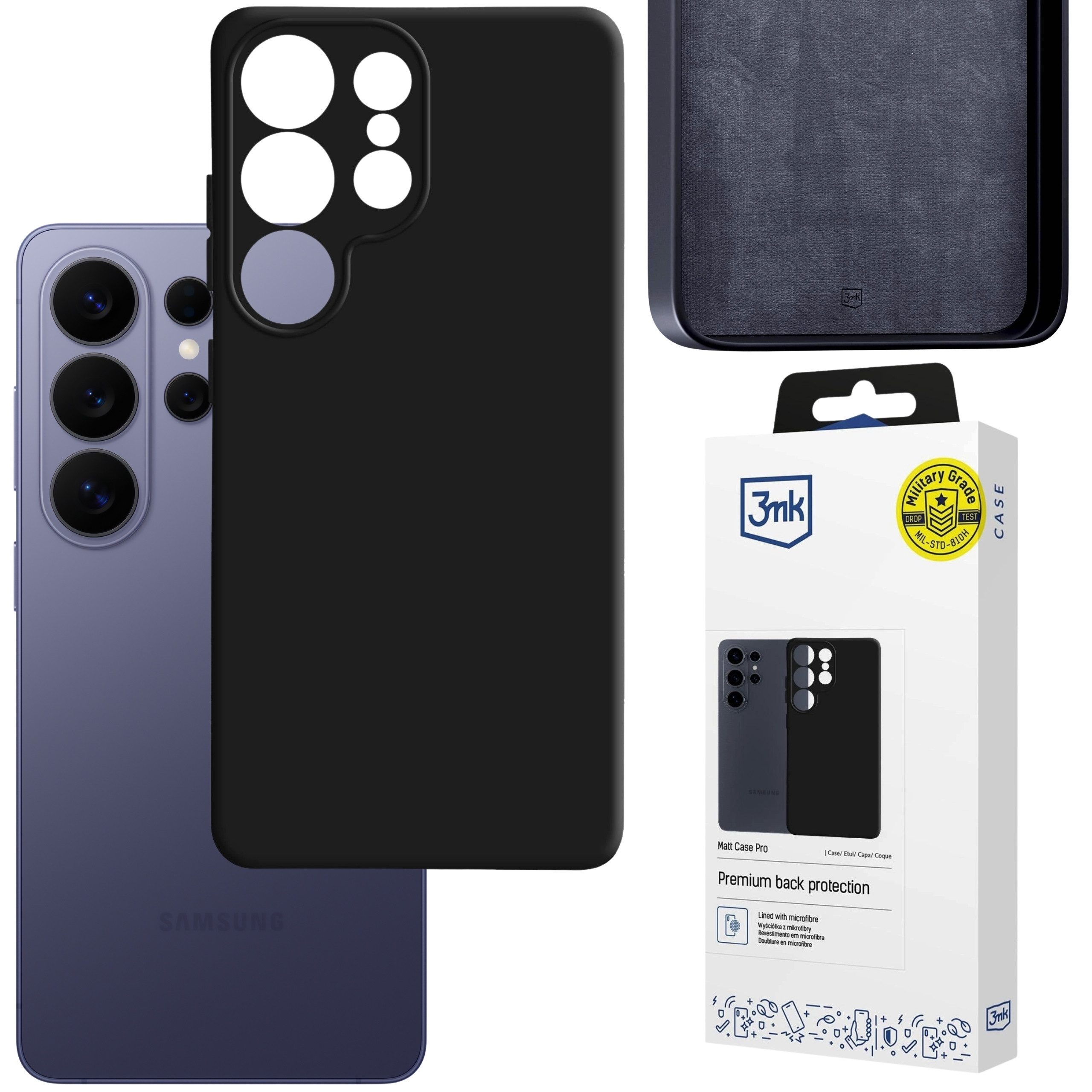 3MK Smartphone-Hülle Matte Hülle für Samsung Galaxy S26 Ultra – 3mk Matt Case Pro