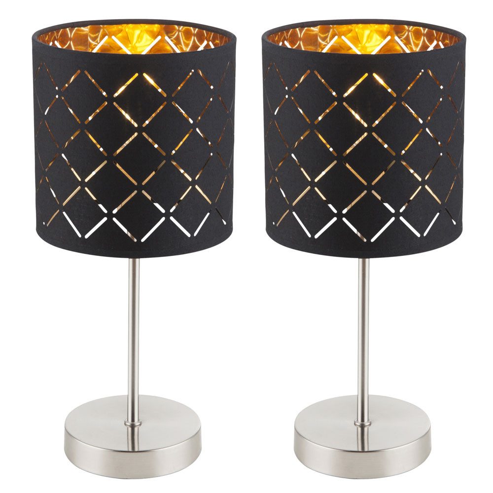 GLOBO LIGHTING LED Tischleuchte, Leuchtmittel inklusive, Warmweiß, 2er Set günstig online kaufen