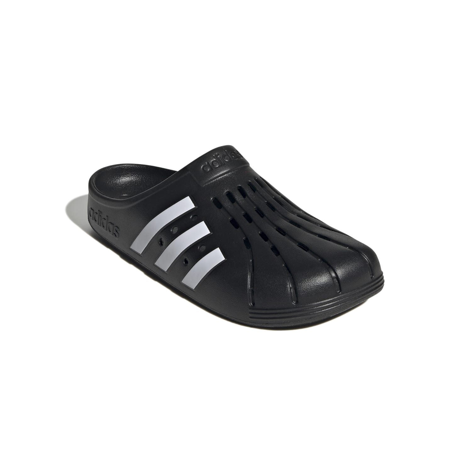 adidas Performance Adilette Clog 3-Streifen schwarz - 1 Paar Badeschuh günstig online kaufen