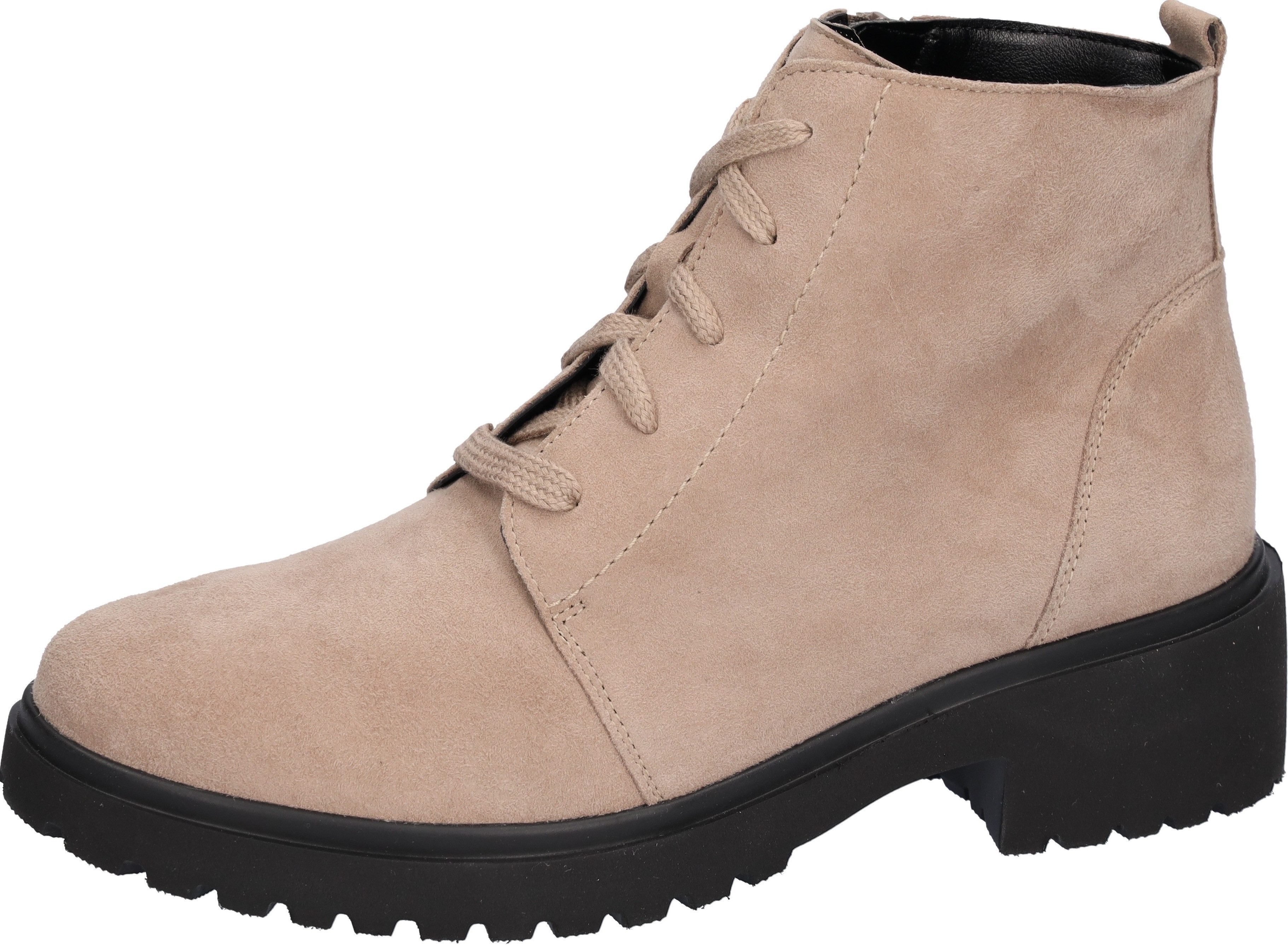 Waldläufer Schnürstiefelette Schnürboots in klassischer Optik, bequeme Weite-G