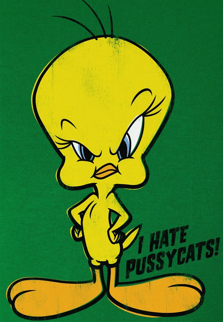 Kinder Kids (Gr. 92 -146) LOGOSHIRT T-Shirt Tweety - I Hate Pussycats mit Vogel-Print