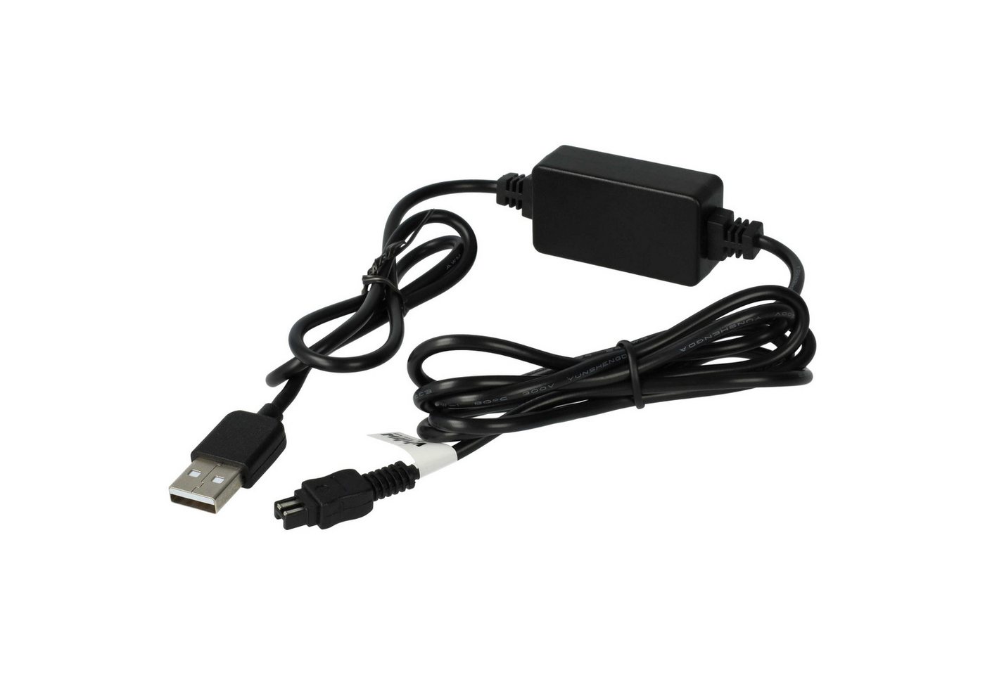 vhbw Ersatz für Sony AC-L200D, AC-L25, AC-L200B AC-L200C, AC-L200, AC-L25A, USB-Kabel