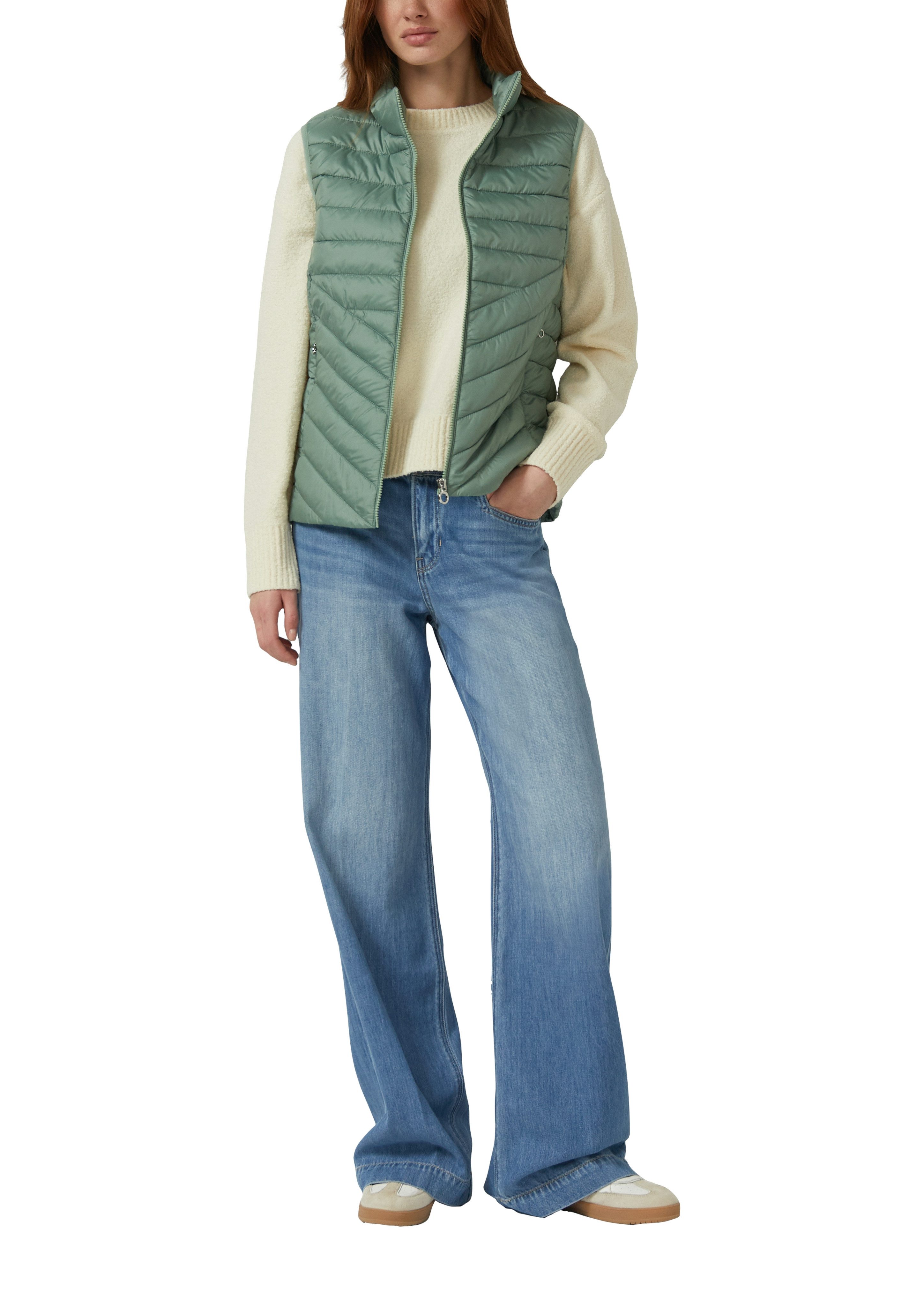 s.Oliver Steppweste mit Stehkragen