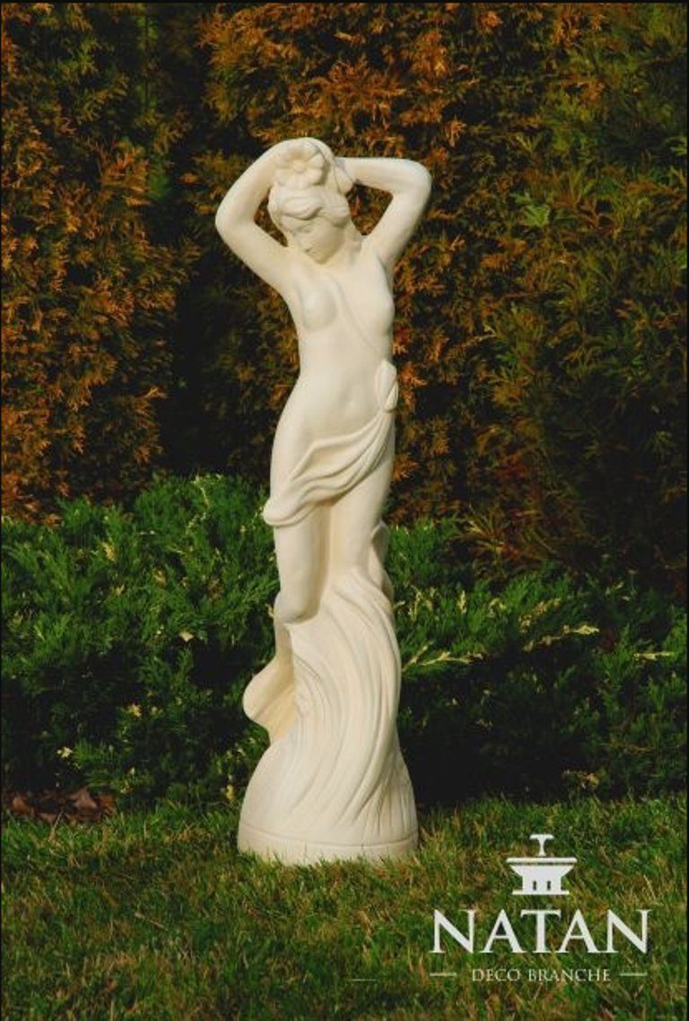 Skulptur Skulptur Figur Garten Figuren Stein Römische Deko Skulpturen 84cm JVmoebel