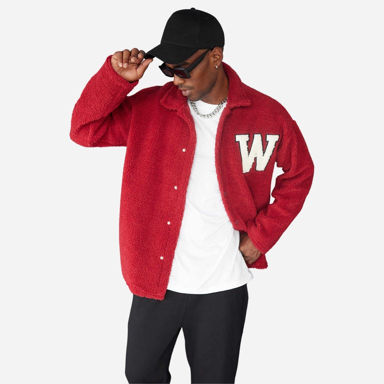 COFI Casuals Winterjacke Oversize Jacke Teddy günstig online kaufen