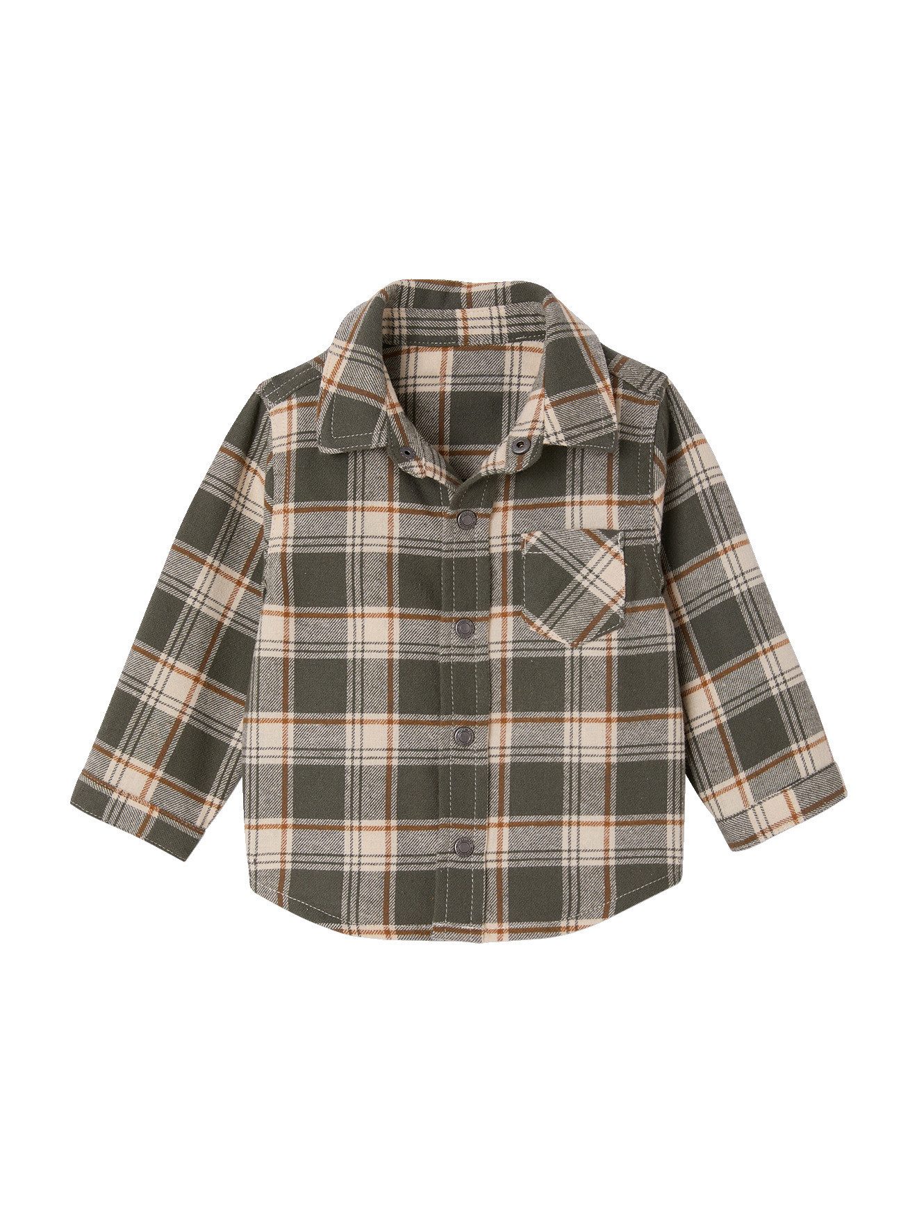 Langarmhemd Baby Flanellhemd