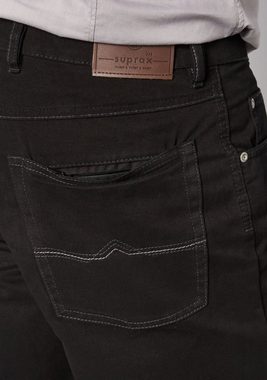 Suprax Regular-fit-Jeans Stoffhose mit Komfort-Dehnbund und Sicherheitstasche
