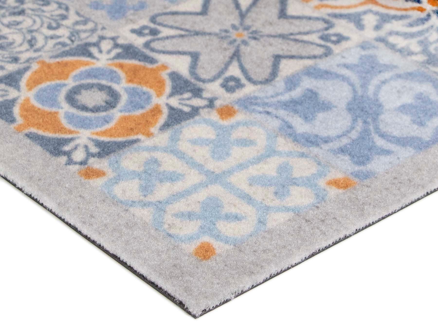 Küchenläufer waschbar Ornamente, Fliesen rechteckig, TILES, in 6,5 cm, 50x150 Design, Primaflor-Ideen MOROCCAN mm, rutschhemmend, Höhe: Textil,