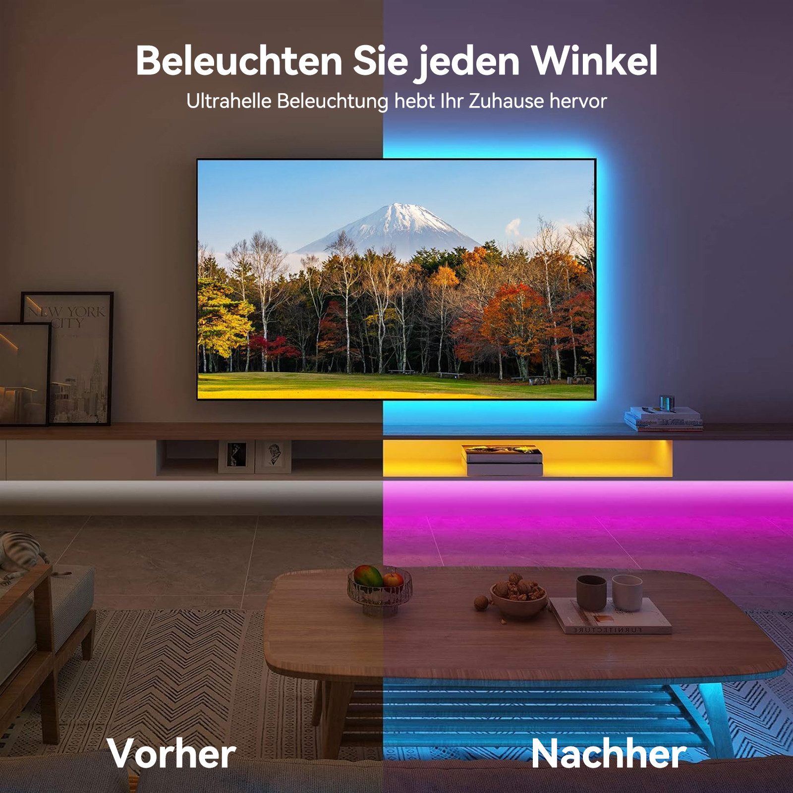 Rayofi LED Stripe mit USB 2m/3m/5m, günstig online kaufen